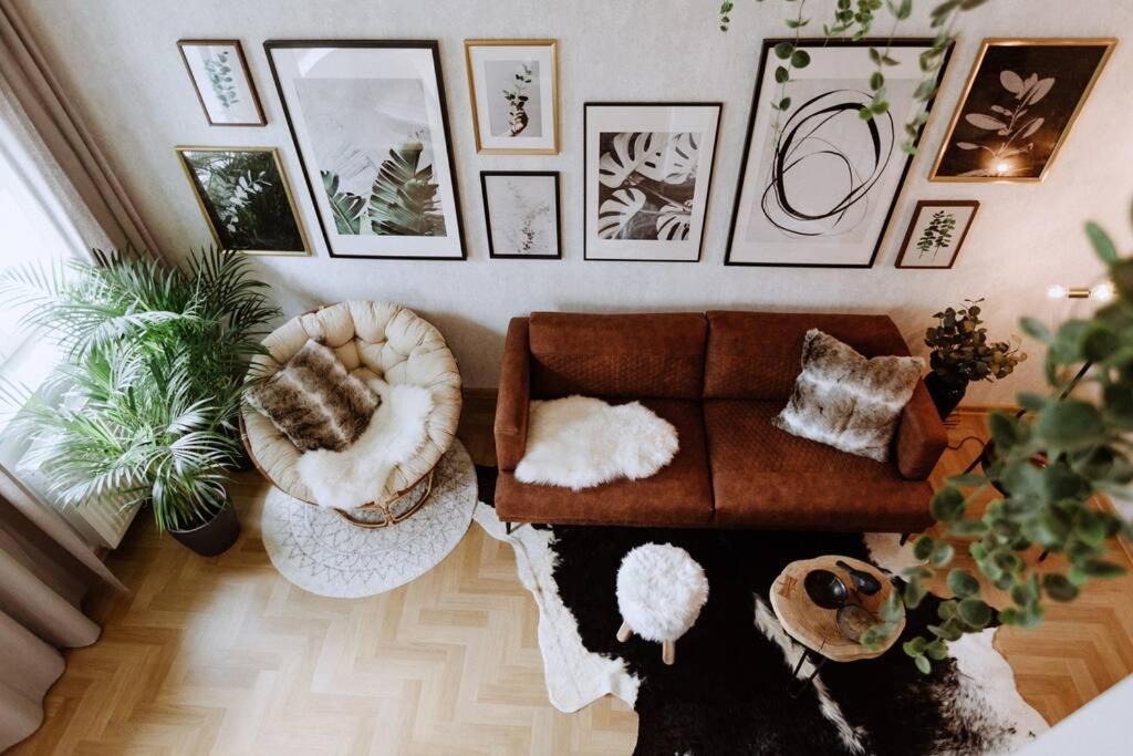 Loft apartment with balcony in centre