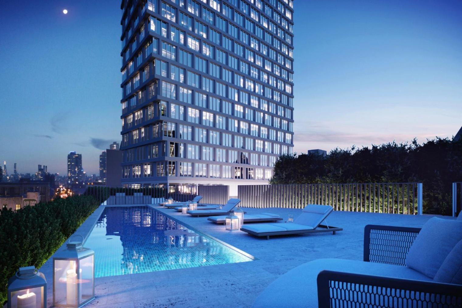 Clinton Hill studio w gym pool wd nr Barclays NYC-1021 view 4