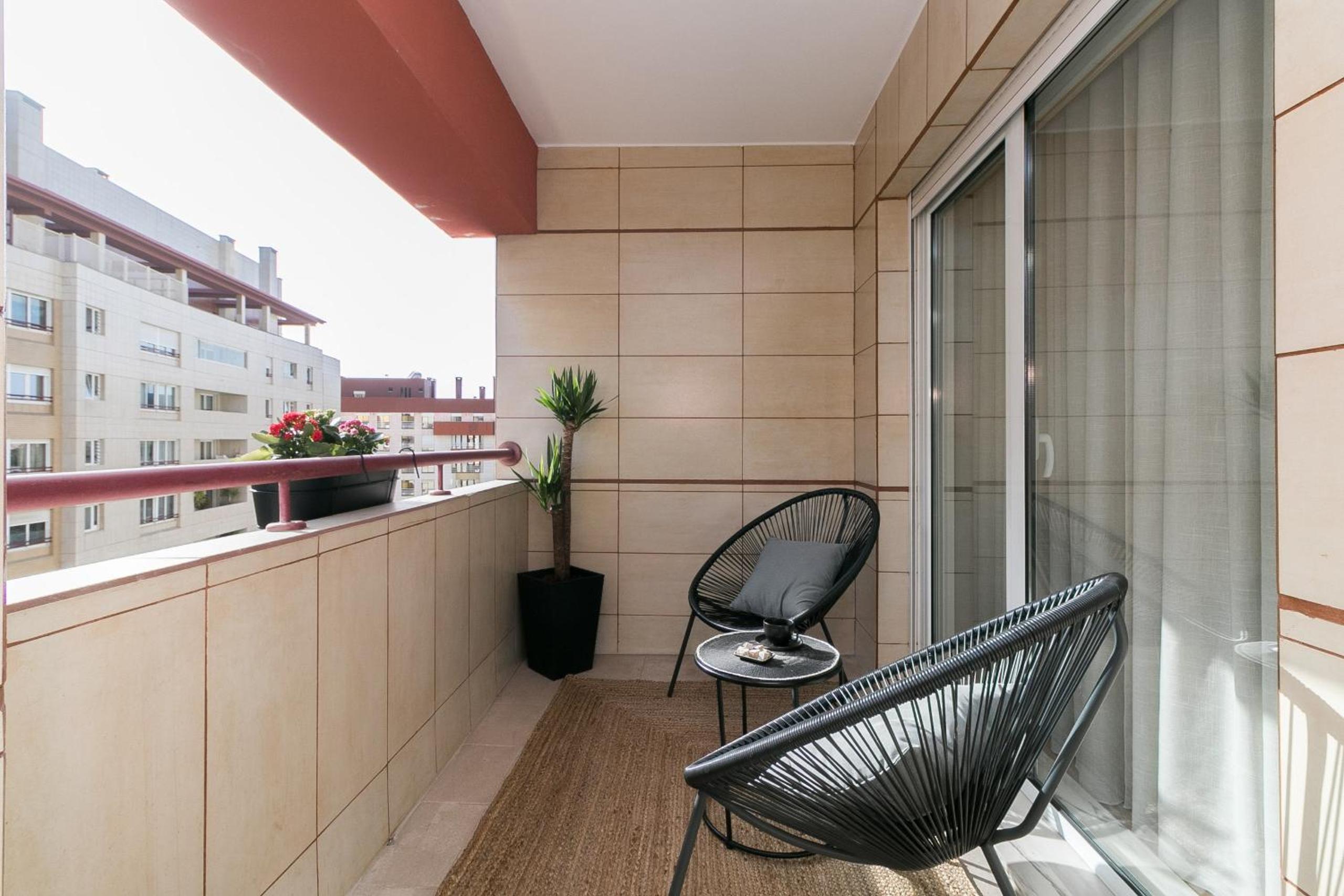Premium Flat in Upscale Area, Balcony, Parking view 3
