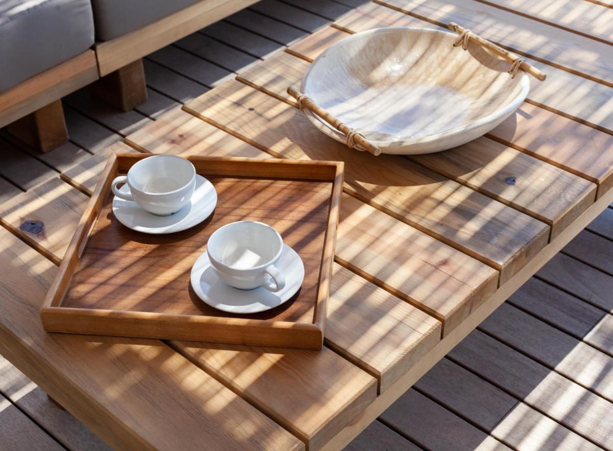 outdoor BBQ area