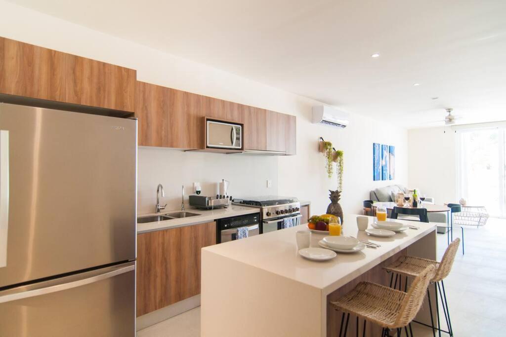 Ground level Garden condo at Akumal south by TAO Santamar