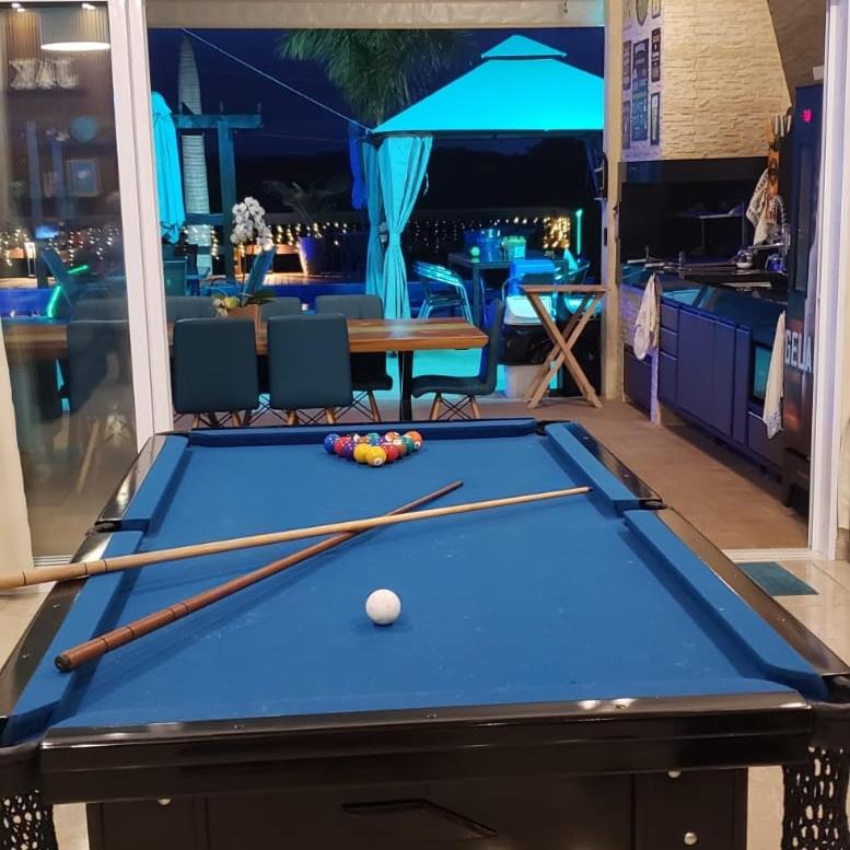 Chácara Arena JK com Piscina integrada com Sauna e Hidromassagem