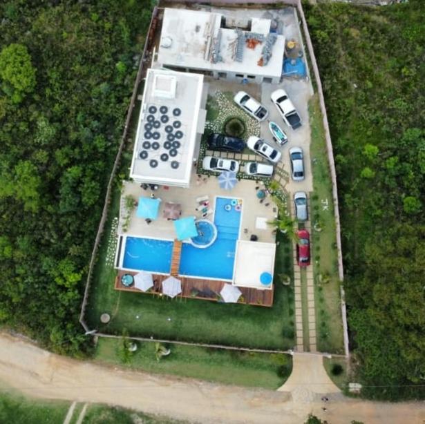 Chácara Arena JK com Piscina integrada com Sauna e Hidromassagem