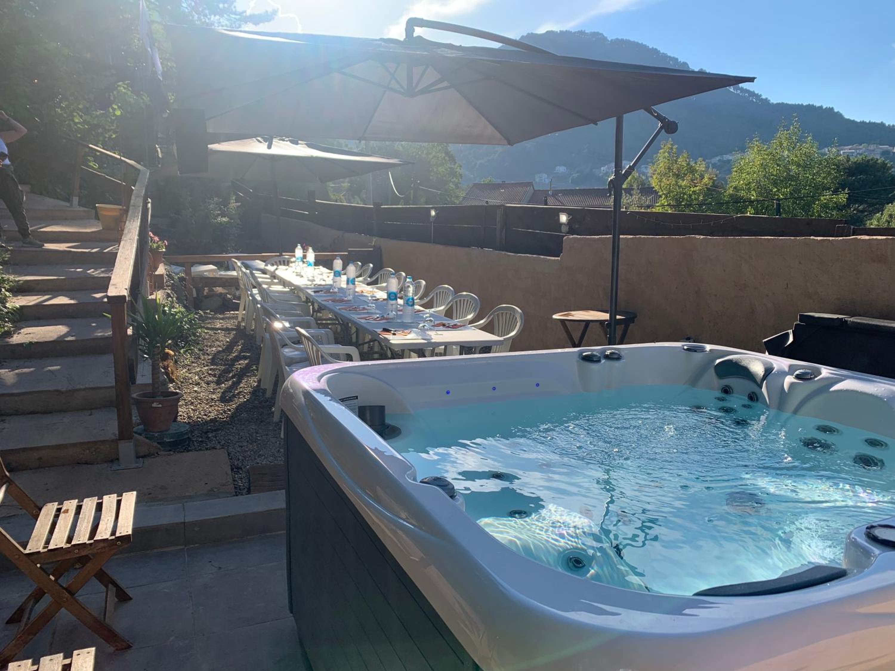 Gîtes les Chalets Vezzani Spa view 4