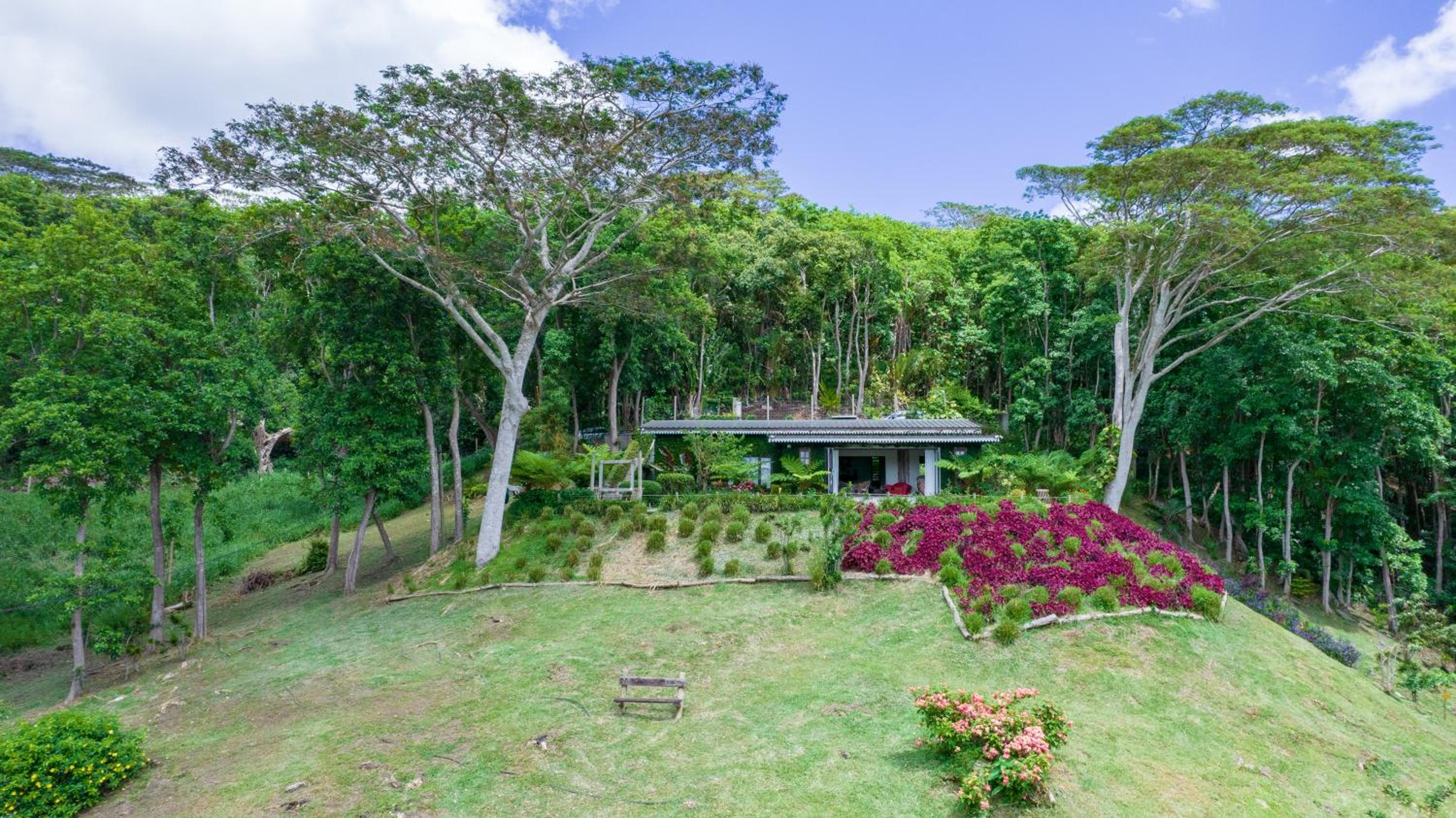 Green Cottage Chamarel view 2