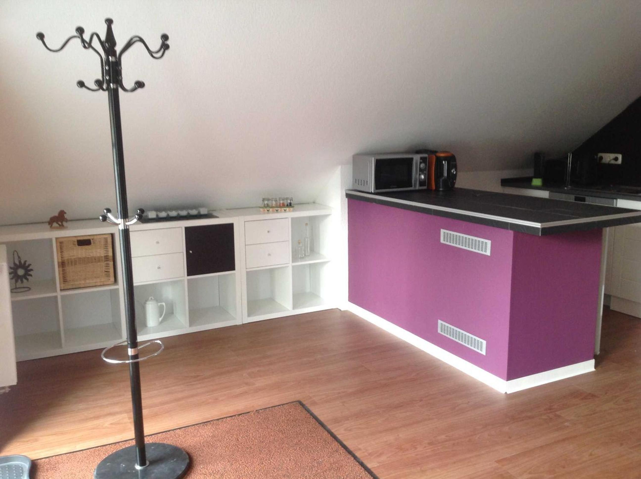 Ferienwohnung Studiowohnung, offener Wohn- und Schlafber