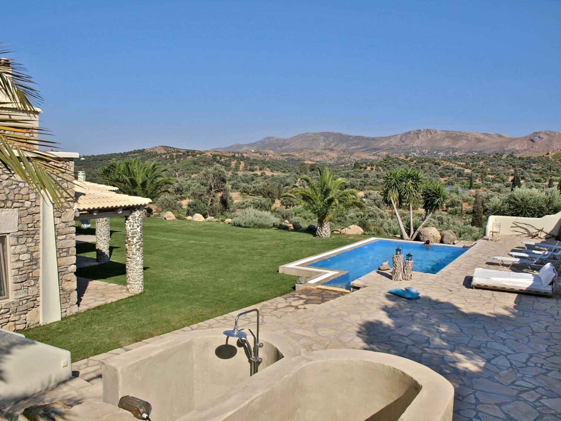 villa Armonia with heating pool -Pitsidia, Matala, Kalamaki view 4