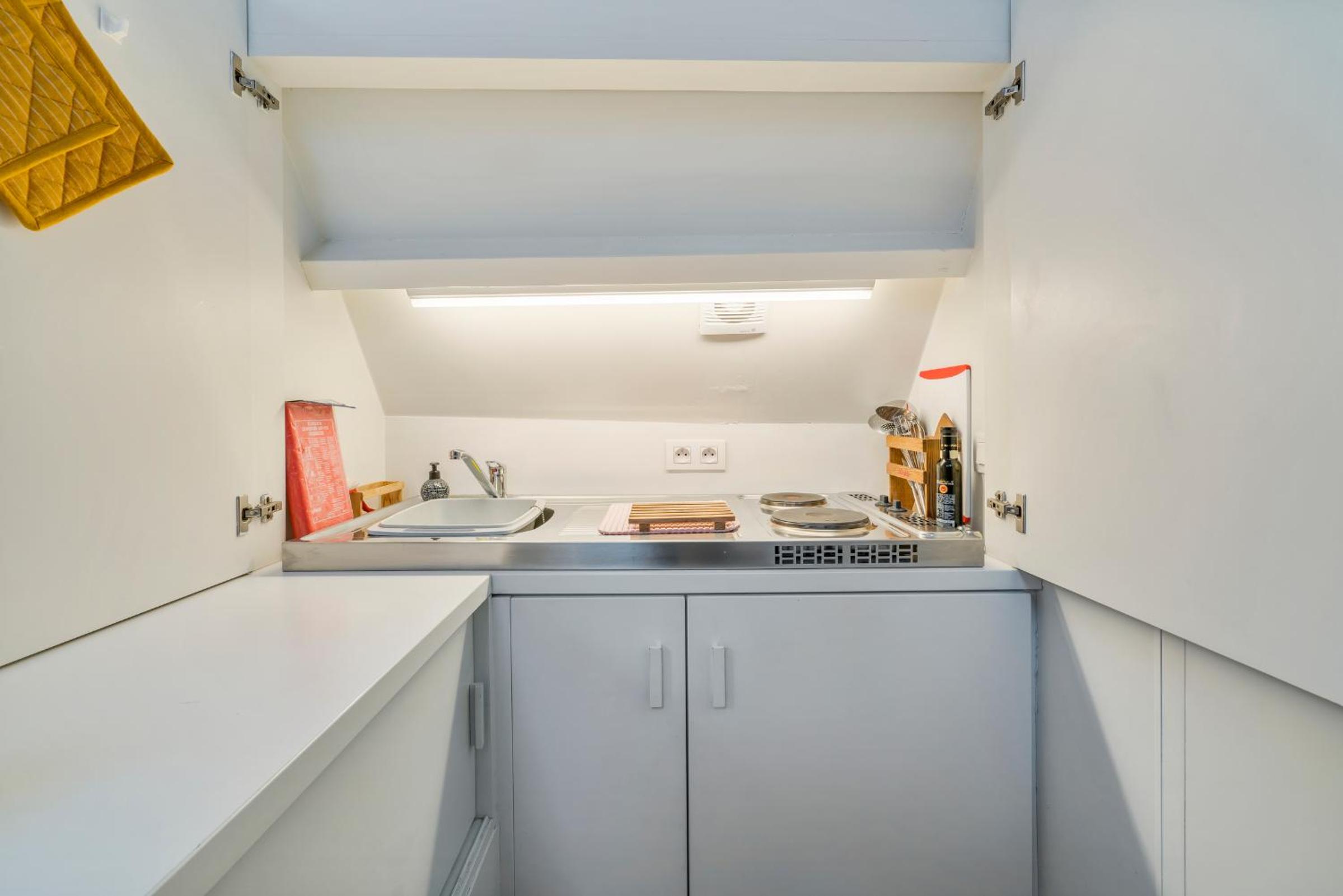 Charm aan zee - loftstudio met privé terras