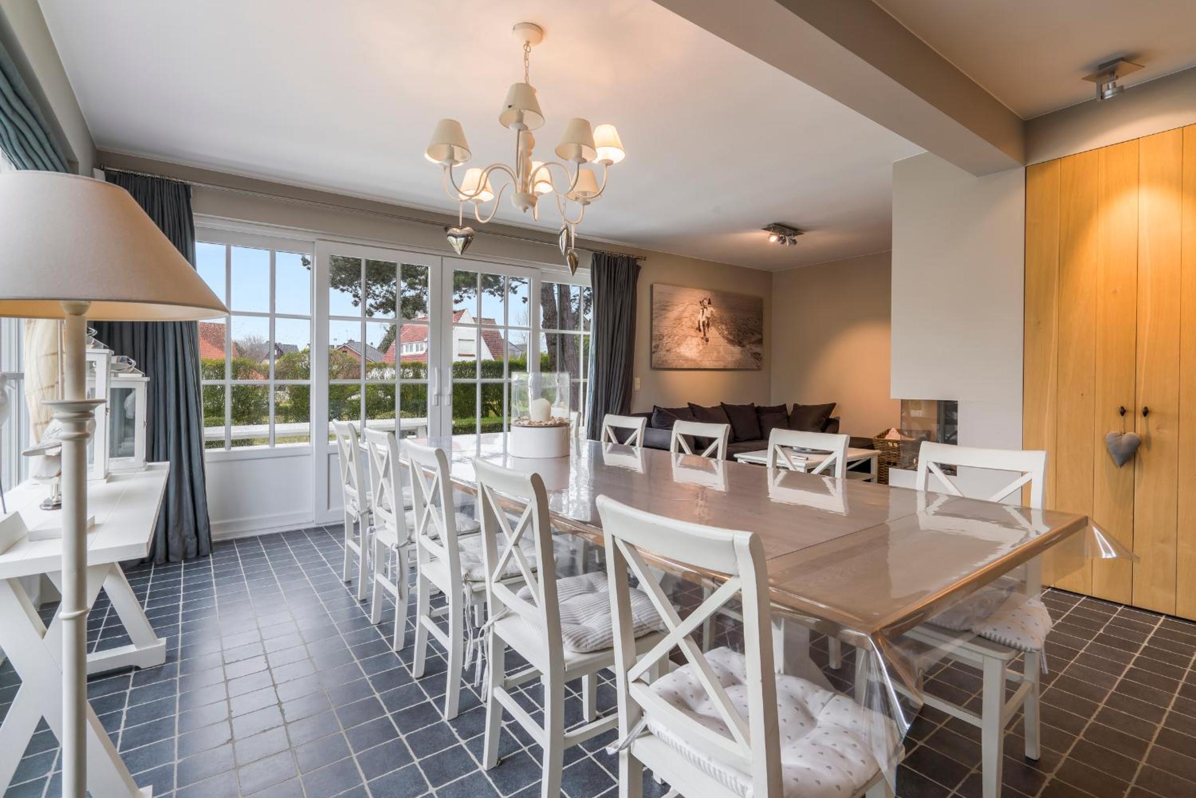 Luxe familievilla voor 9pers aan zee met tuin