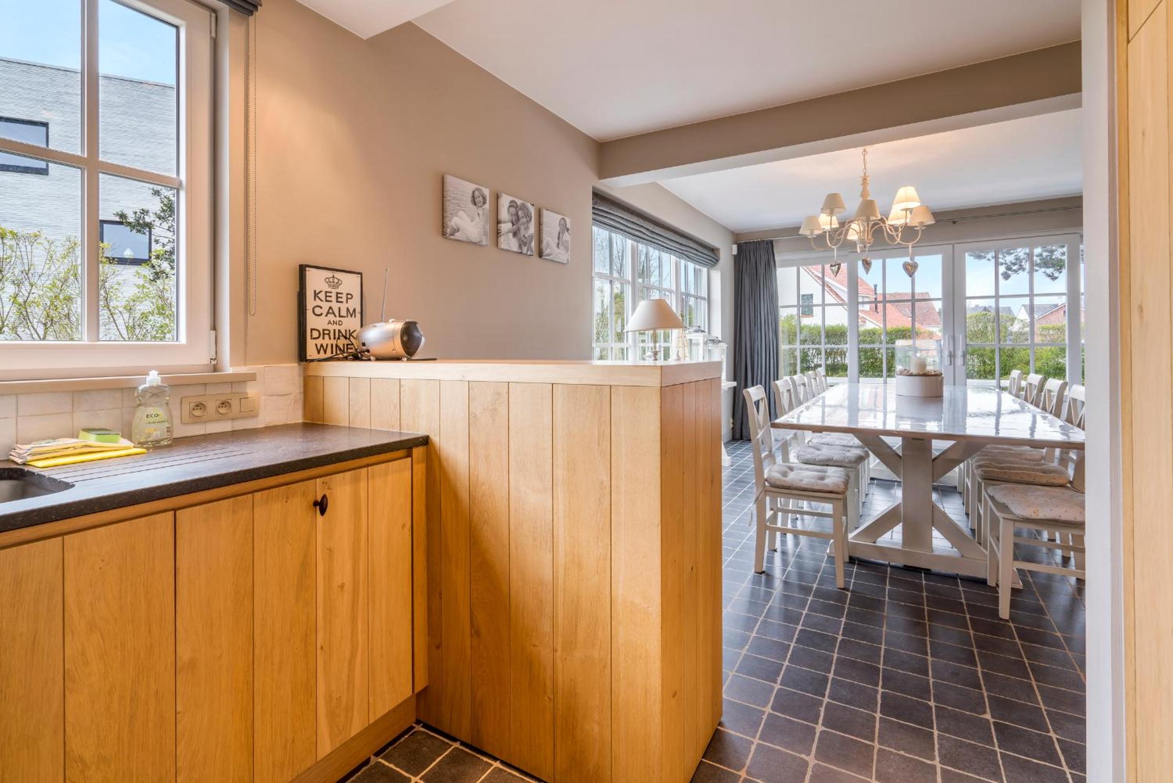Luxe familievilla voor 9pers aan zee met tuin