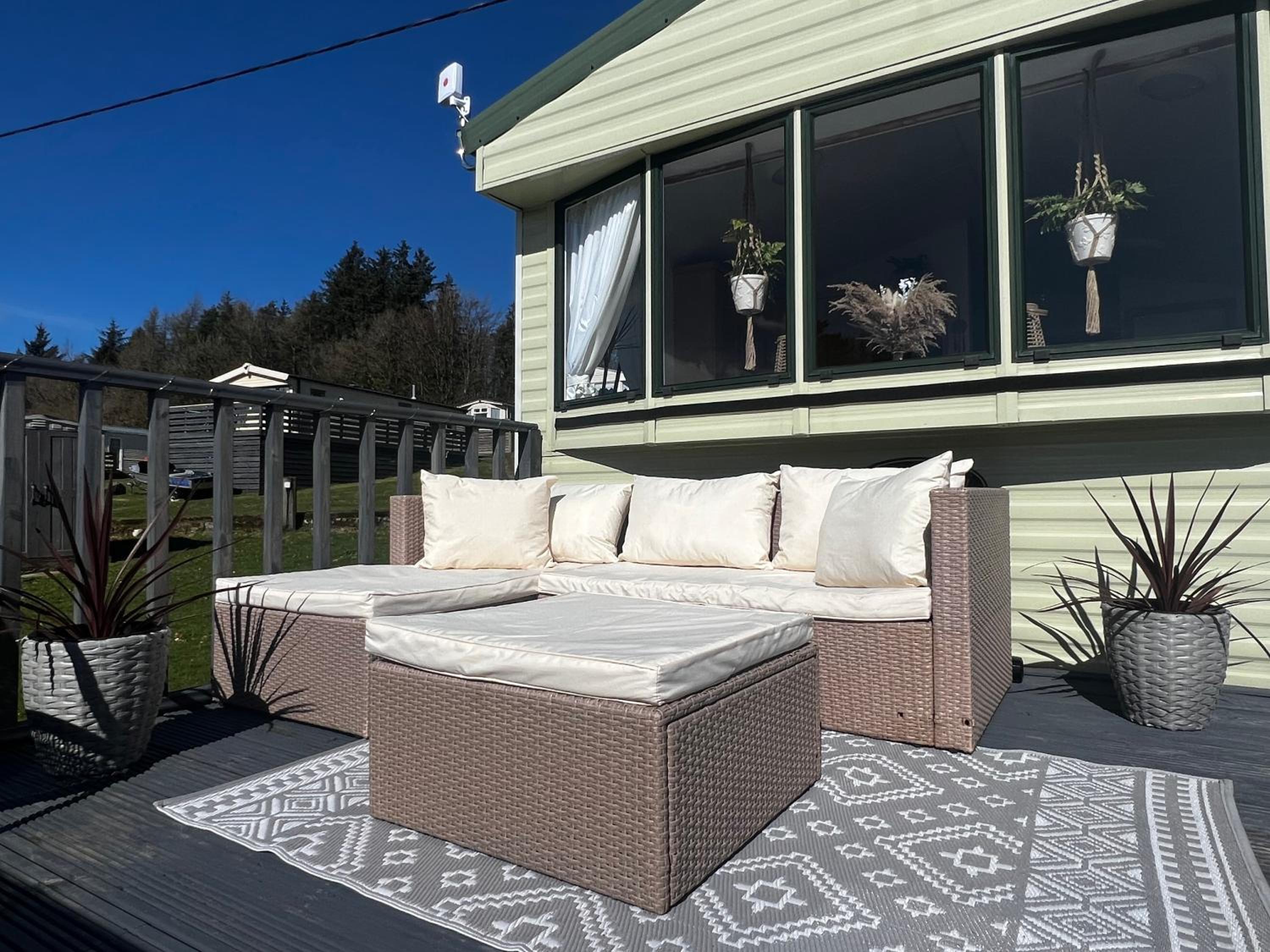 Jungle House no.26 at Three Lochs Holiday Park view 4