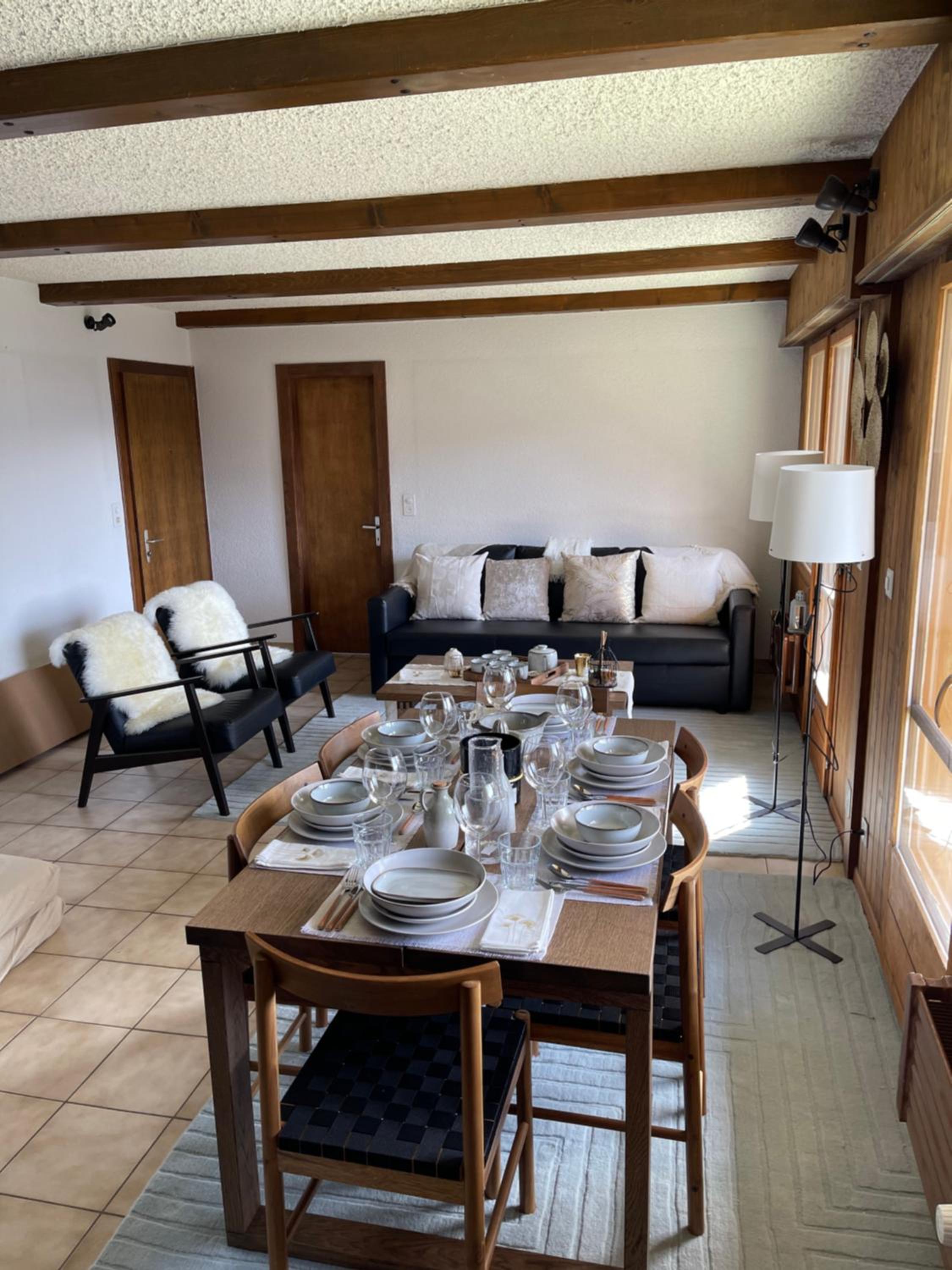 Grand studio à Ovronnaz