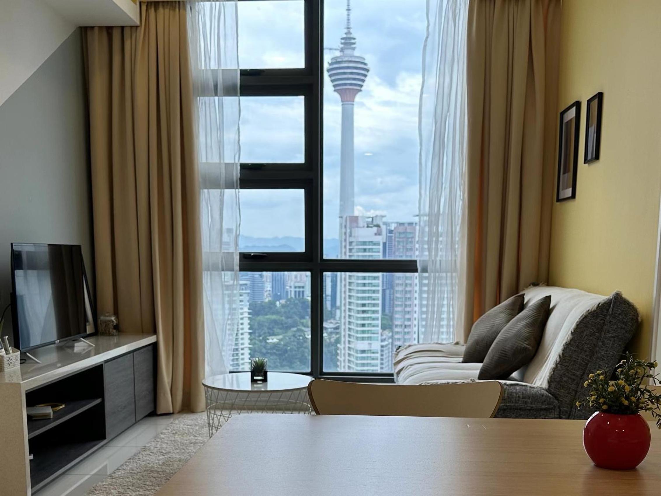 Skyline view in Bukit Bintang The Robertson 42f