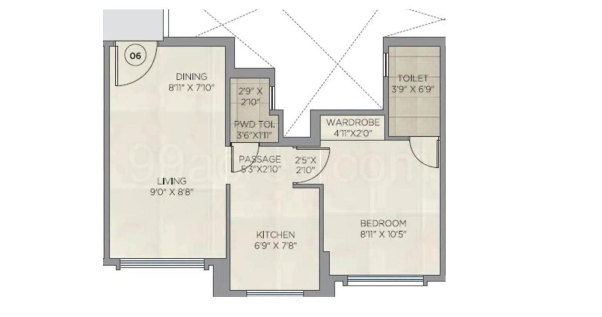 Regent Entire One Bedroom Apartment - Hiranandani Gardens, Mumbai Powai