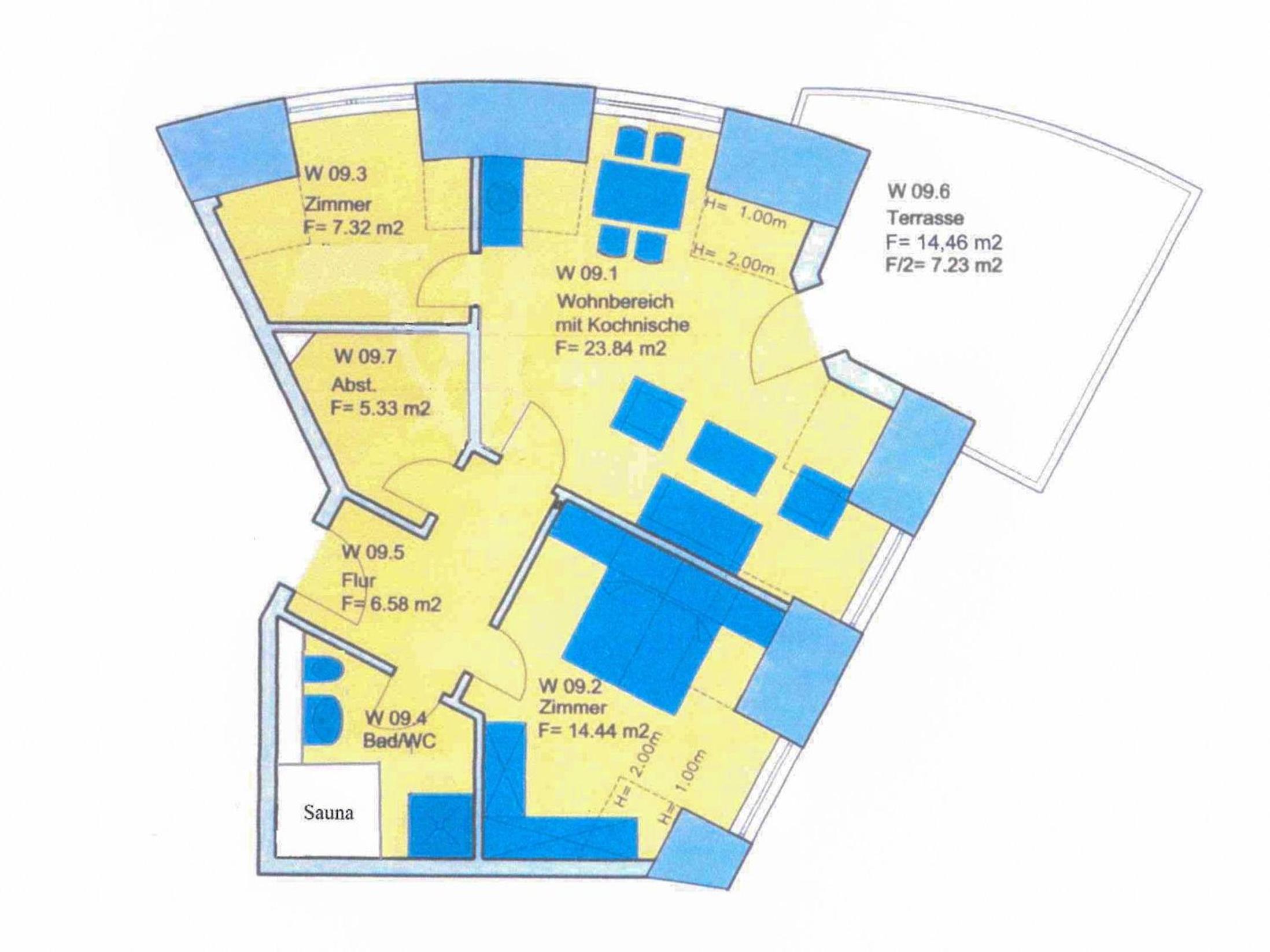 Fewo-9-Kuestenliebe-Villa-Vogelsang-Binz-3-Raum-Balkon-Sauna-Parkplatz-Strandnah