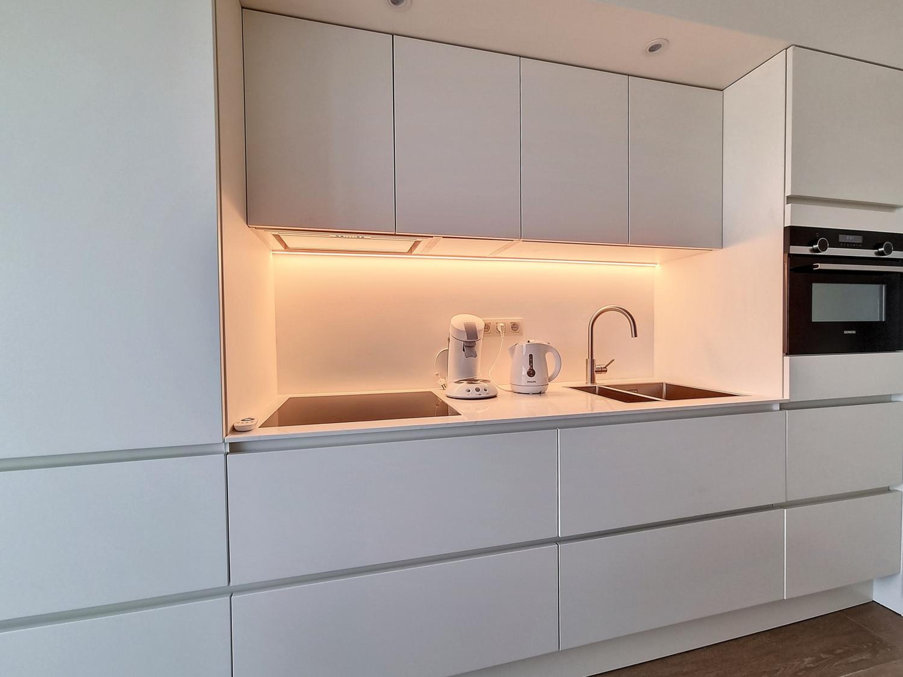 Luxe app Knokke-Heist met strand cabine