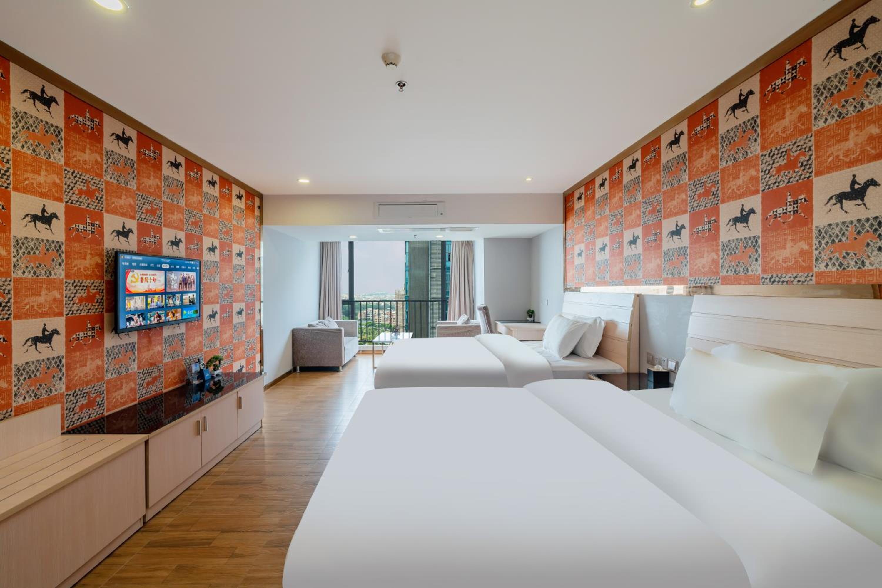 April Fair Duplex Apartment Guagnzhou South Railway Station Min Jie Branch