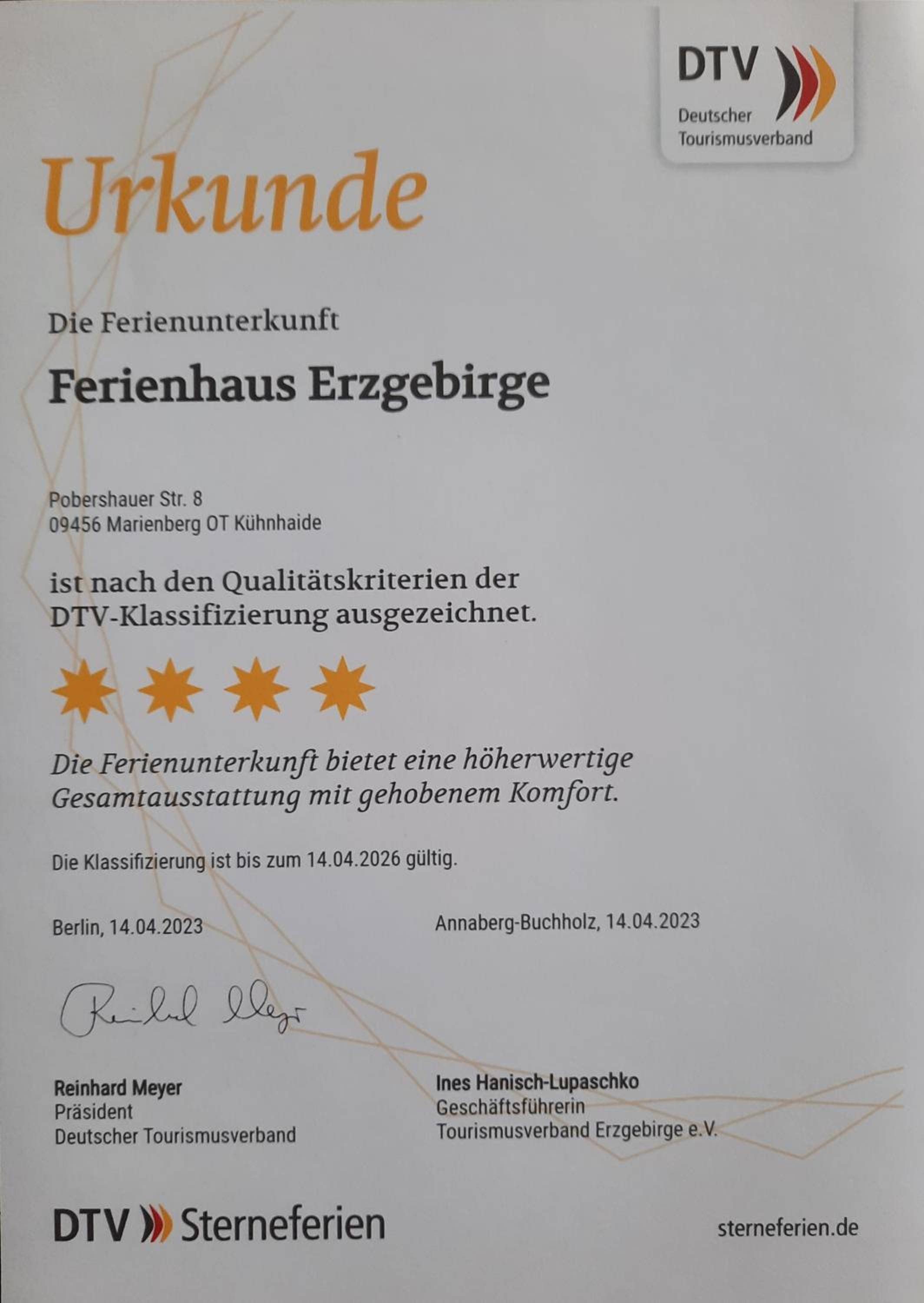 Ferienhaus am Erzgebirgskamm