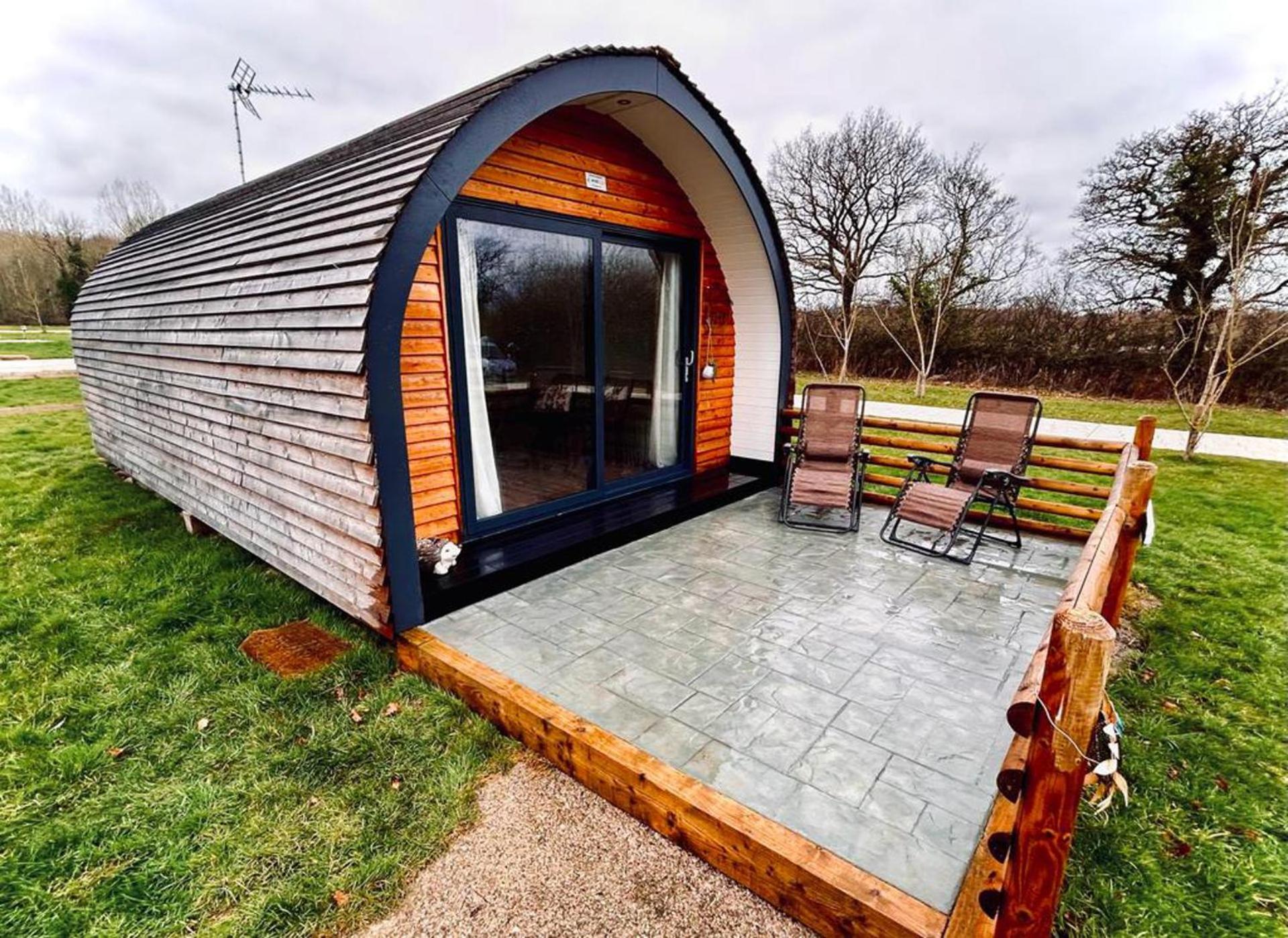 Beech Pod Cabin in beautiful surroundings Wrexham view 2