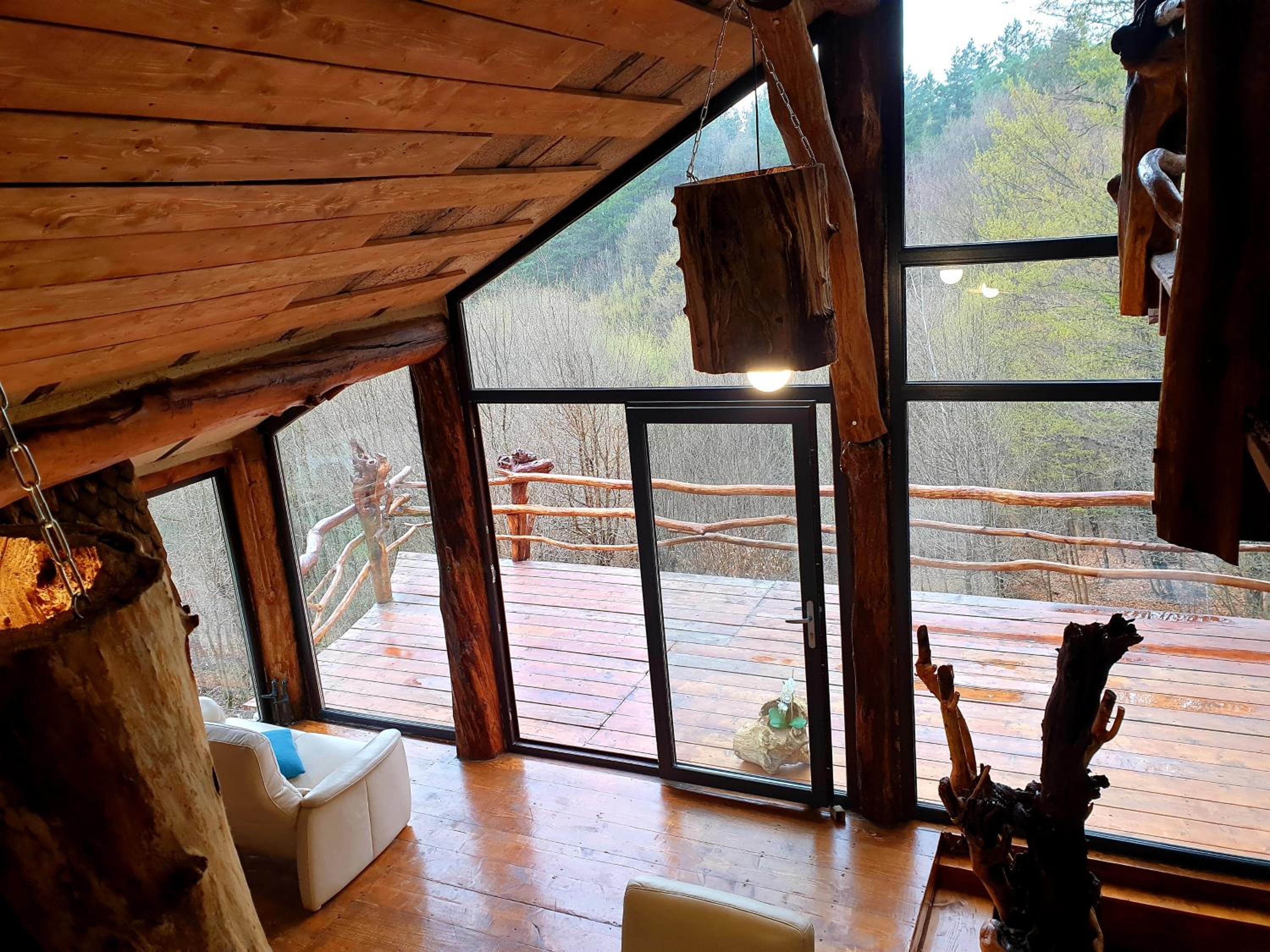 Beauty Wood House in The Forest view 2