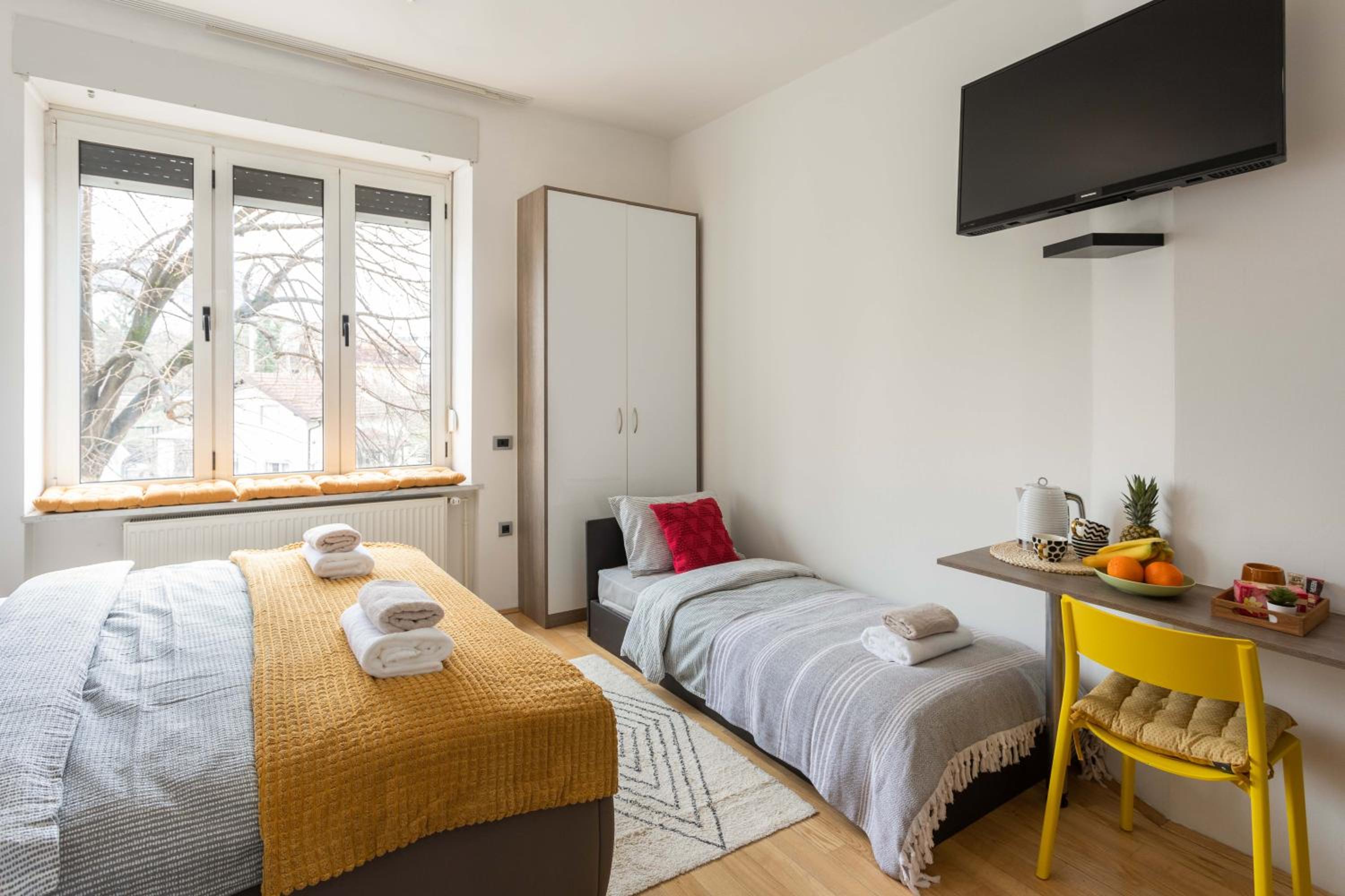 Cibona Station Triplex en Zagreb — hotel room