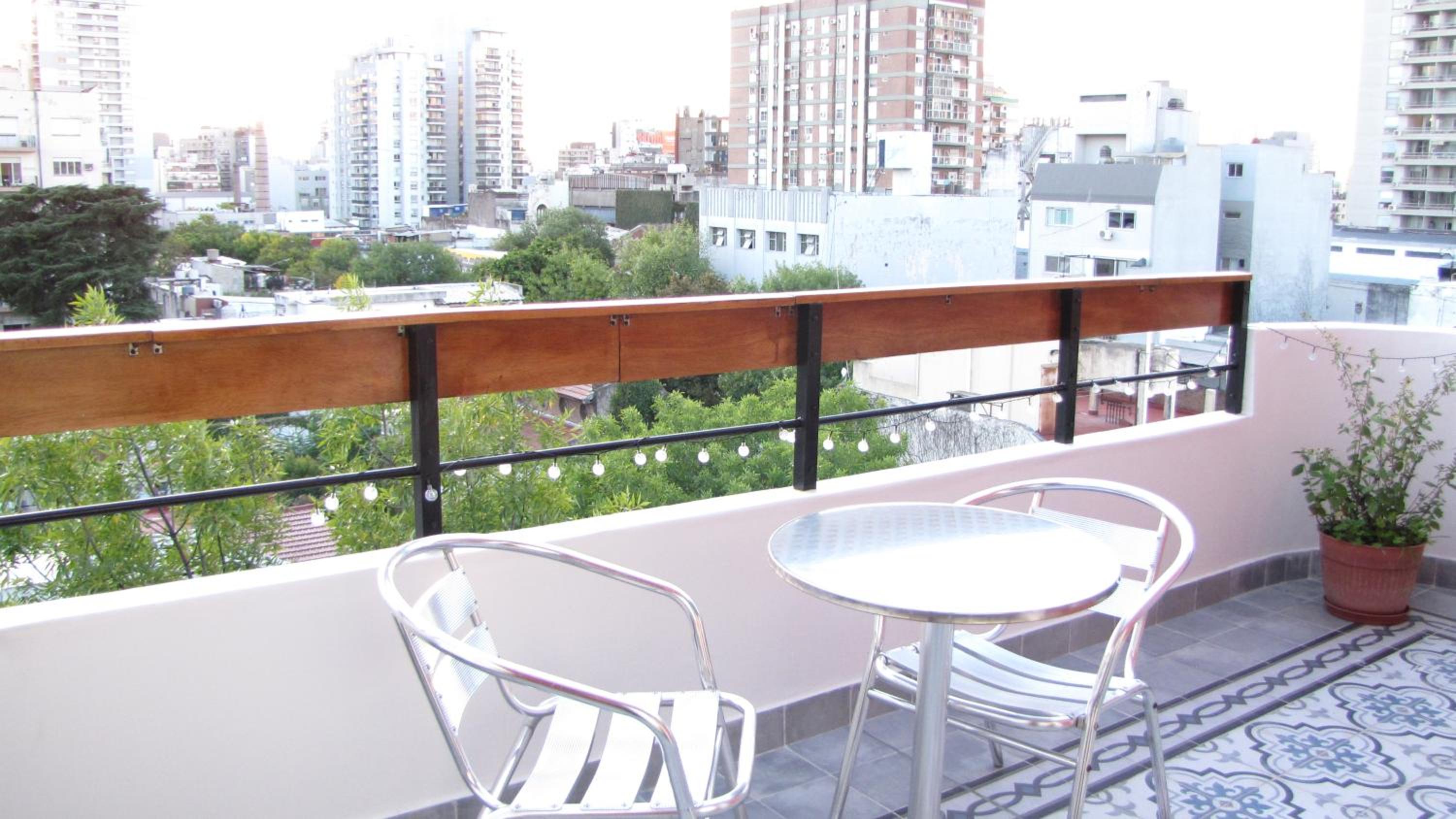 Luminoso Semipiso 2 Ambientes con Balcón Terraza