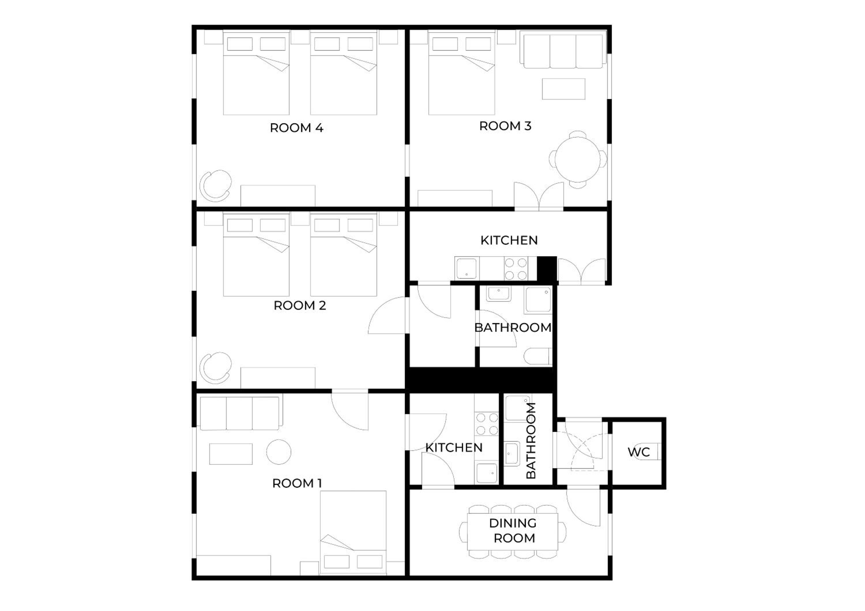 Spacious Apartment, 3 min to U6 Alserstraße