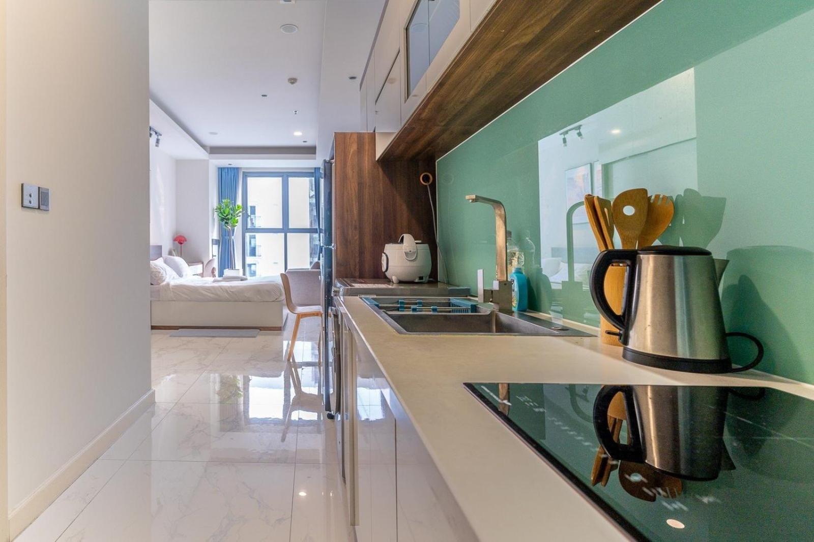 De Lux Central Studio next Hyatt ,Opera House ,Benthanh ,Pool,Gym