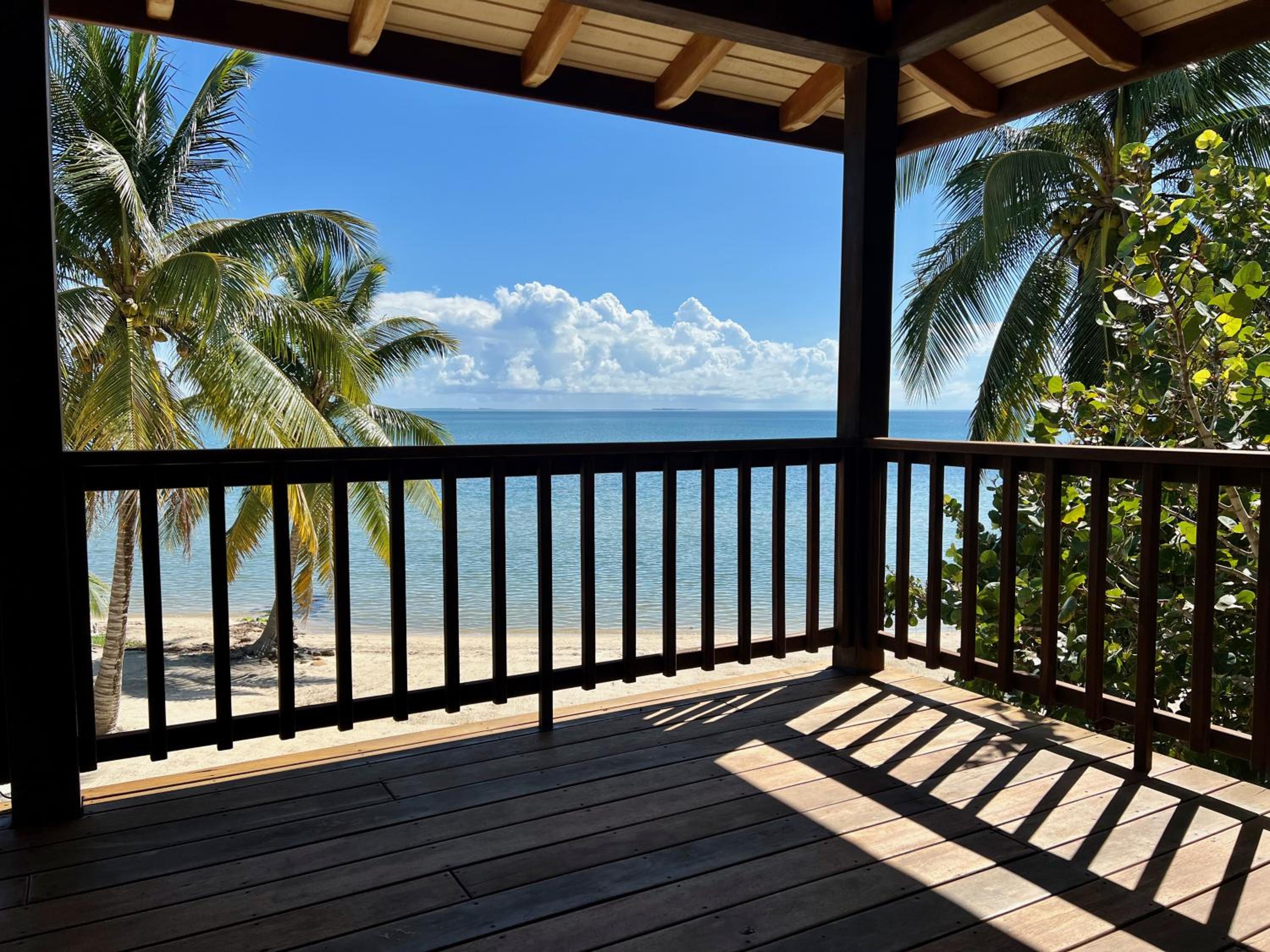 Beachfront Home Kissin' the Caribbean - BELLA SWAY BELIZE
