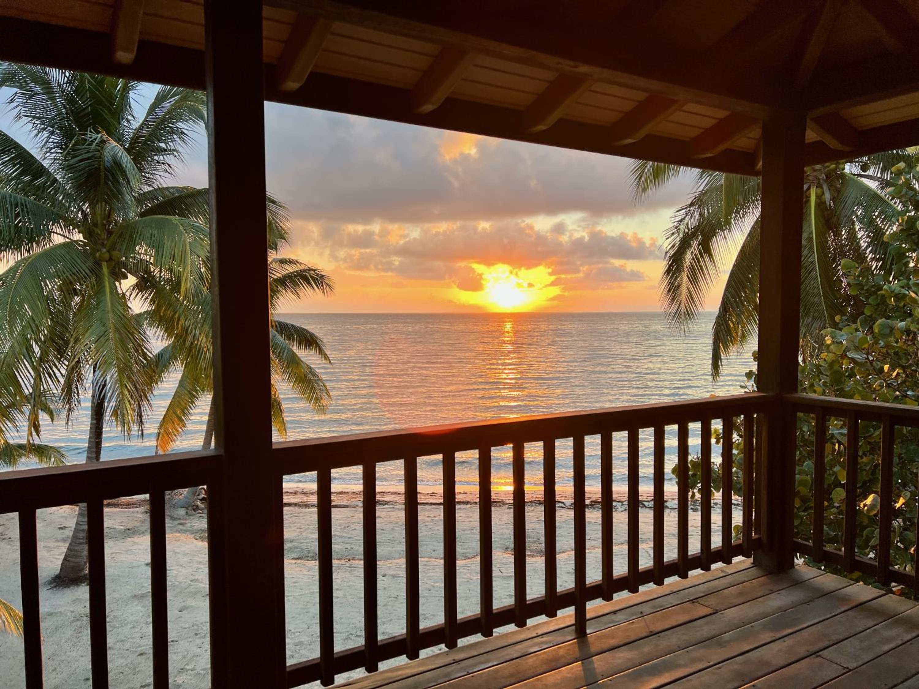 Beachfront Home Kissin' the Caribbean - BELLA SWAY BELIZE