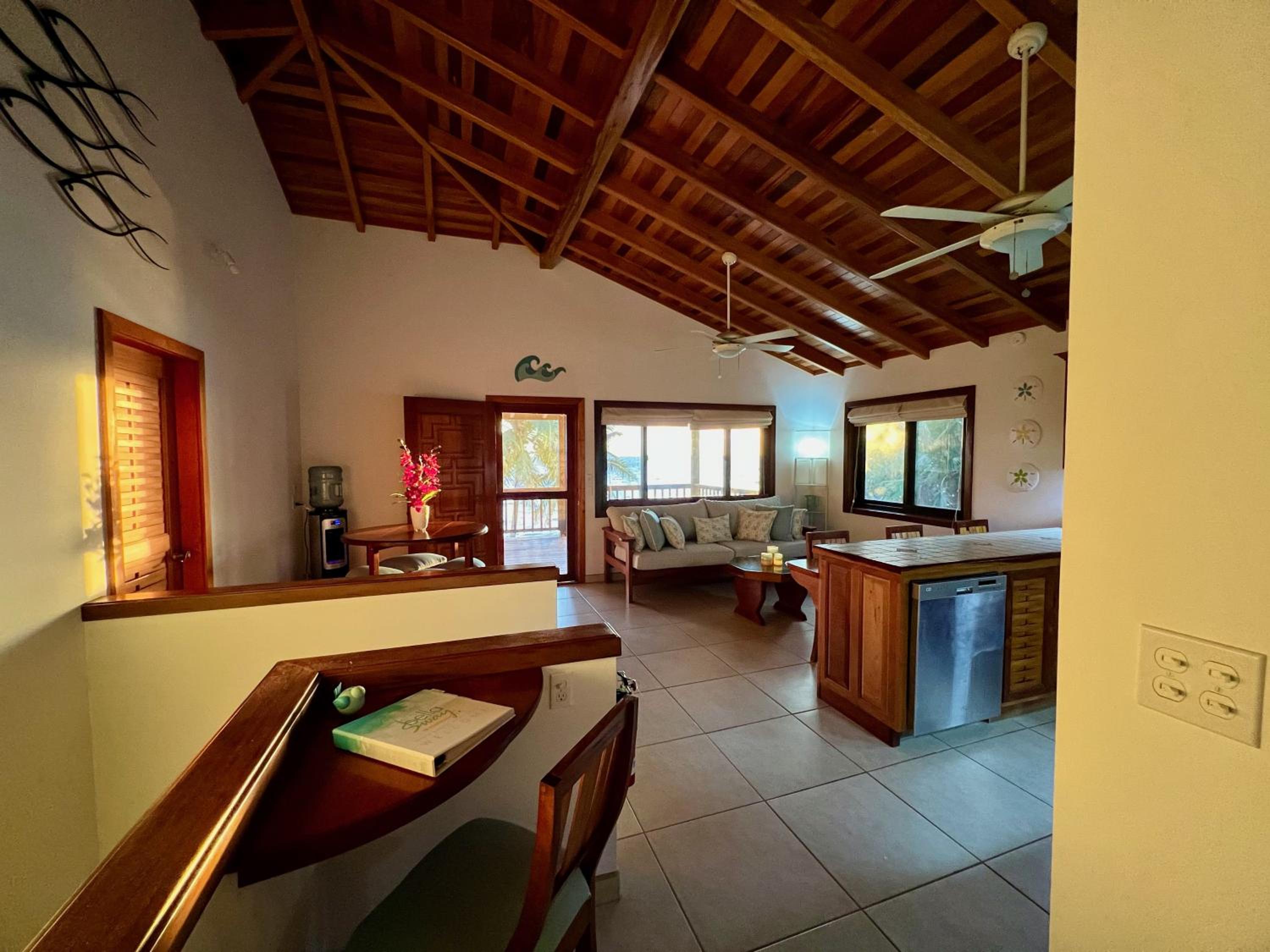Beachfront Home Kissin' the Caribbean - BELLA SWAY BELIZE