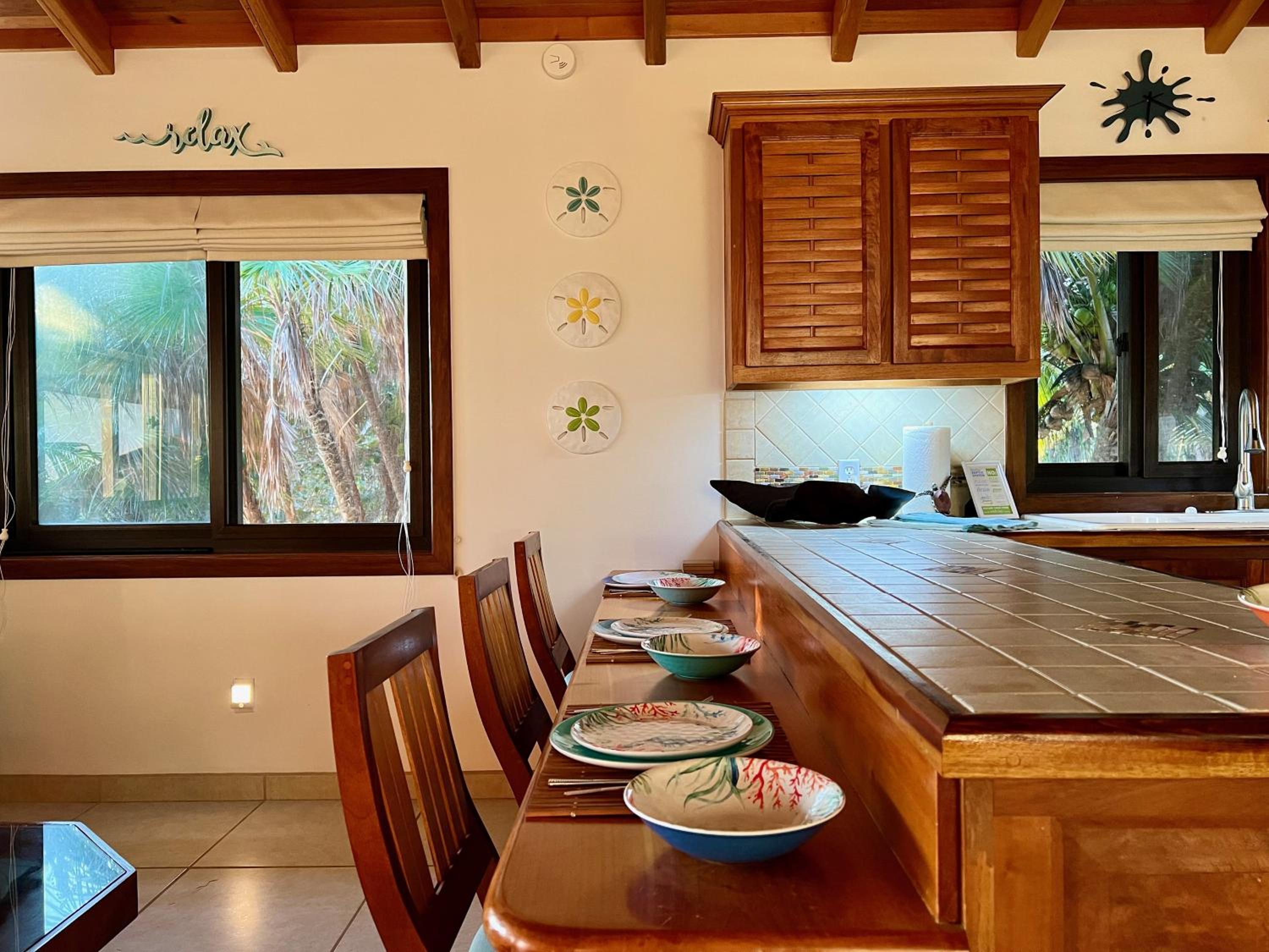 Beachfront Home Kissin' the Caribbean - BELLA SWAY BELIZE