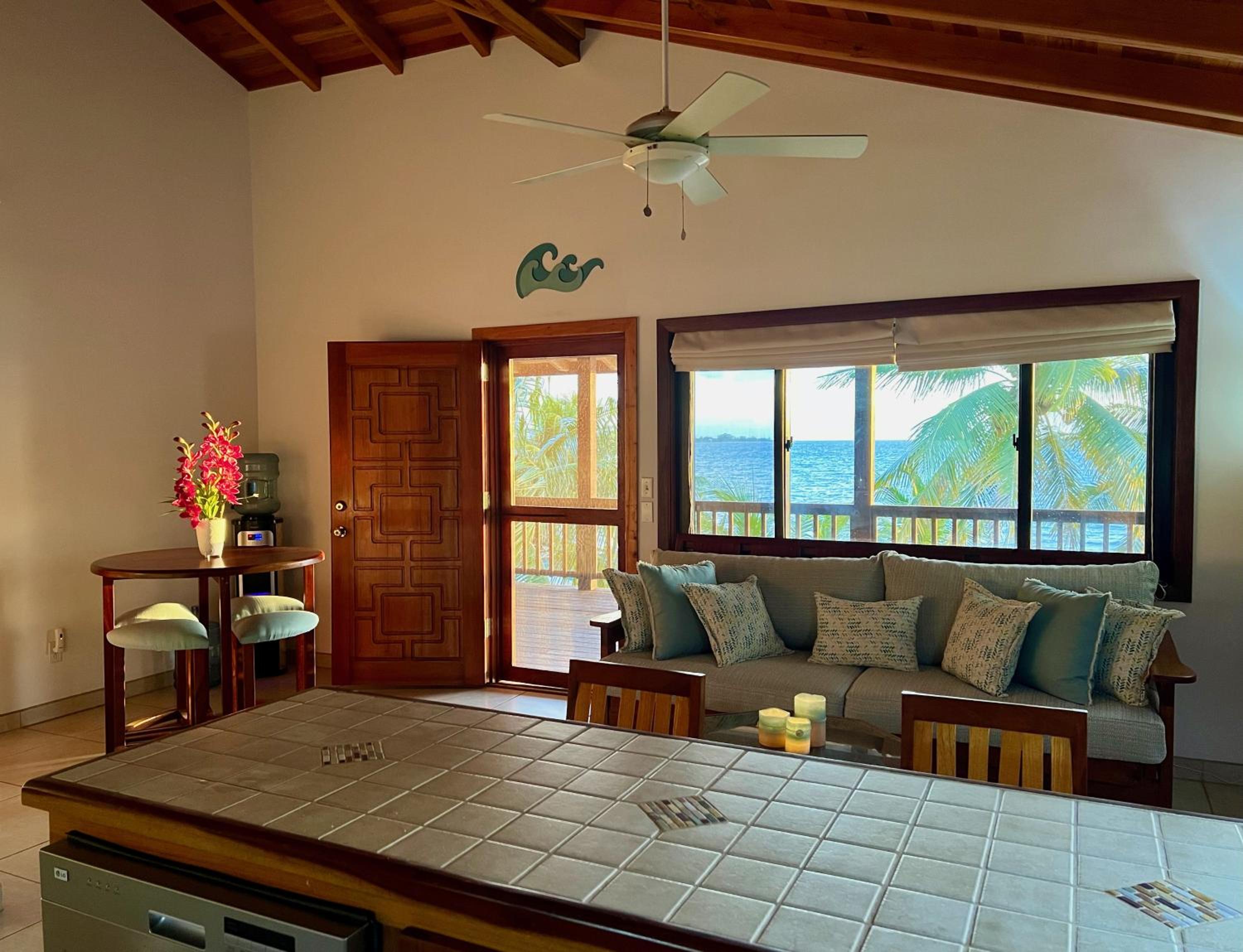 Beachfront Home Kissin' the Caribbean - BELLA SWAY BELIZE