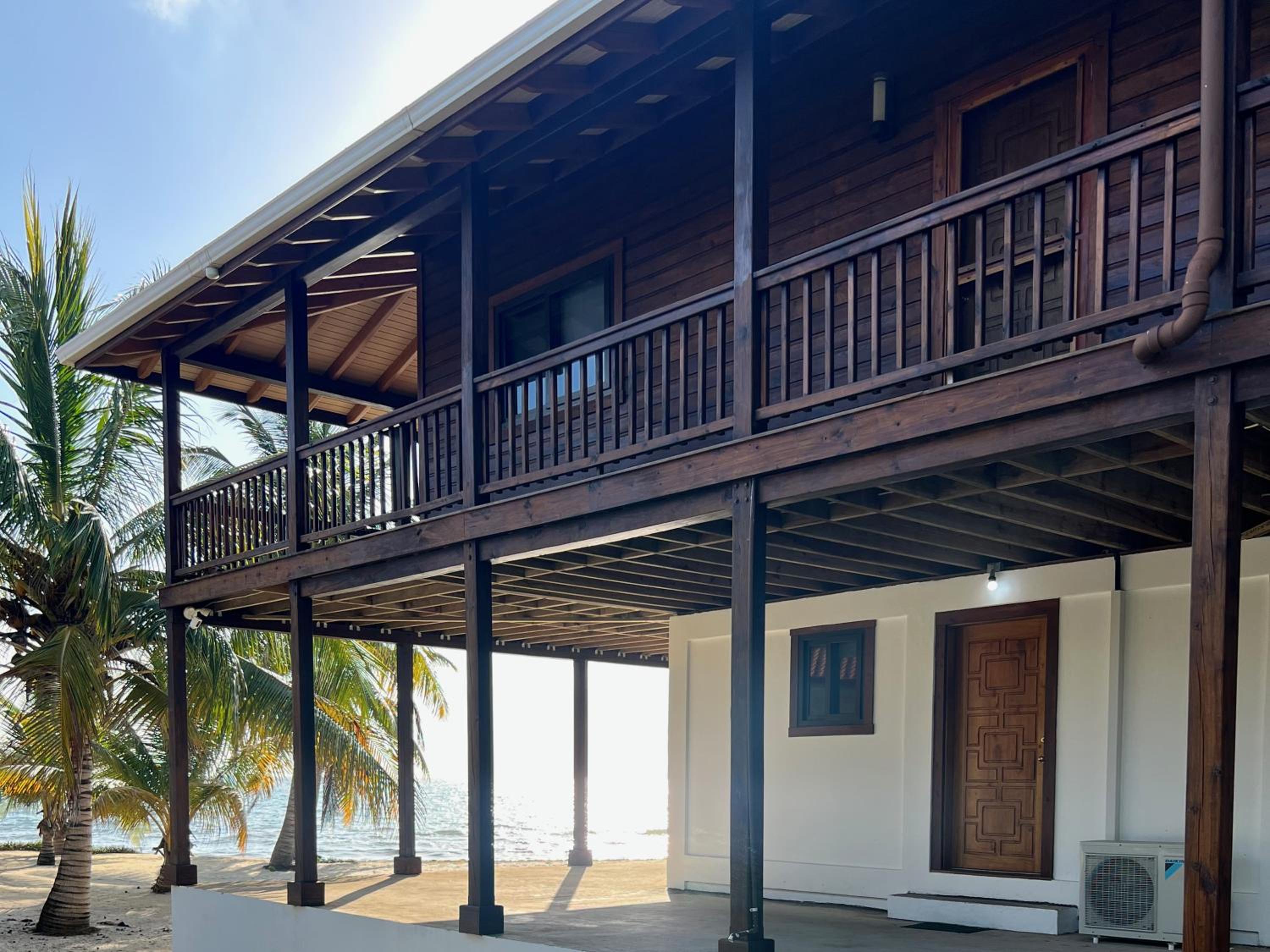 Beachfront Home Kissin' the Caribbean - BELLA SWAY BELIZE