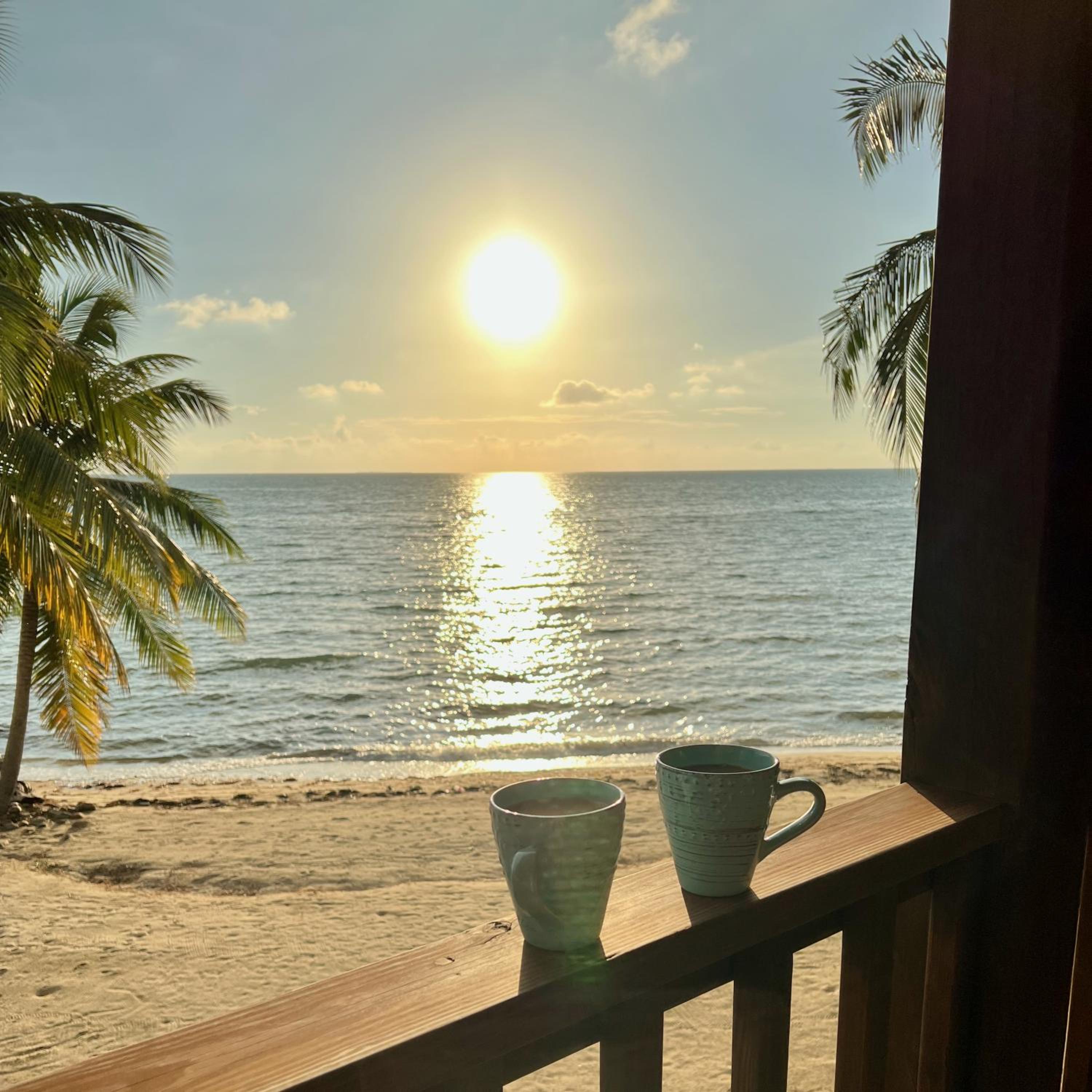 Beachfront Home Kissin' the Caribbean - BELLA SWAY BELIZE