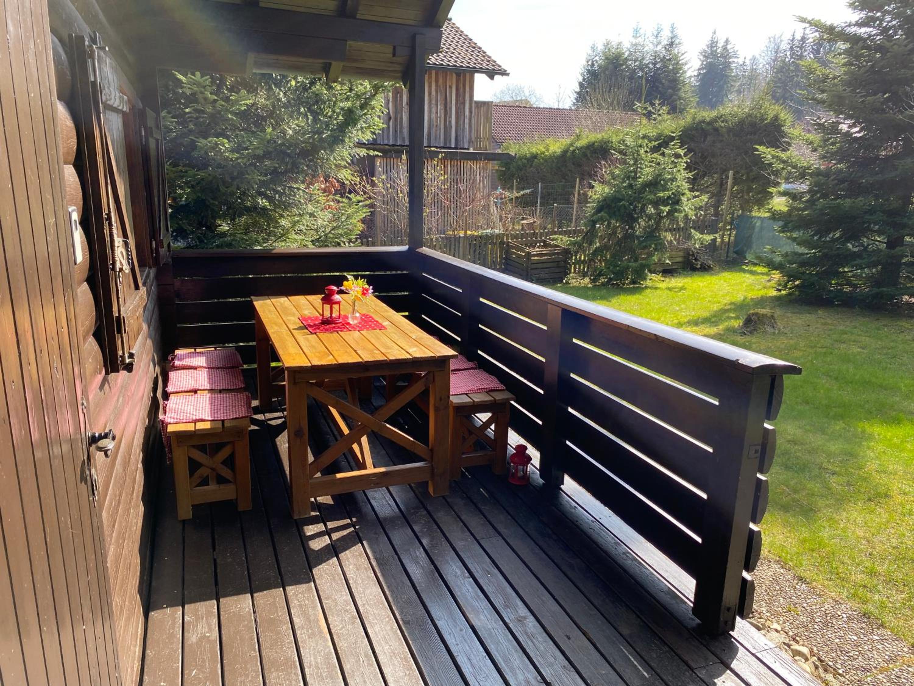 Ferienhaus-Blockhütte im Fichtelgebirge - Nagler See 2 km