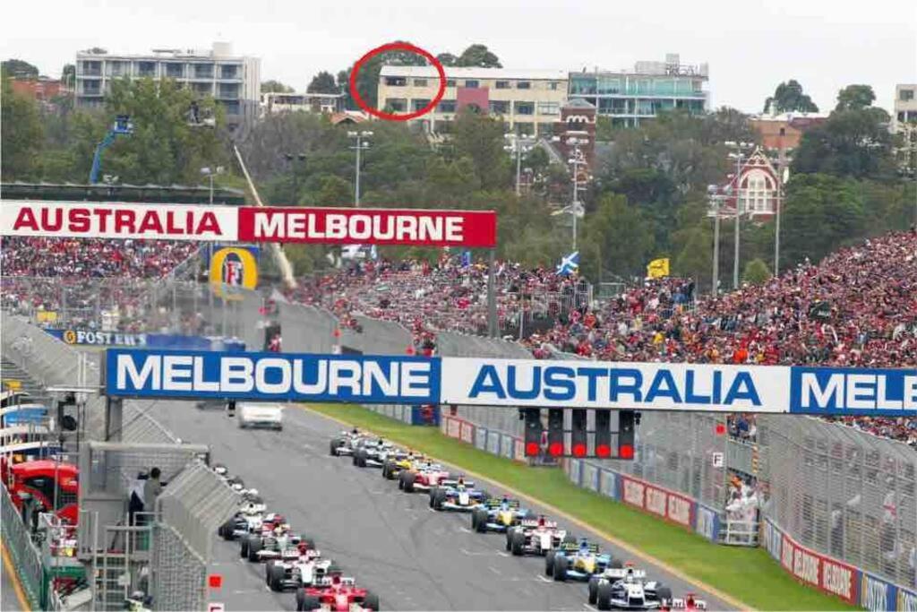 Spectacular views over Albert Park