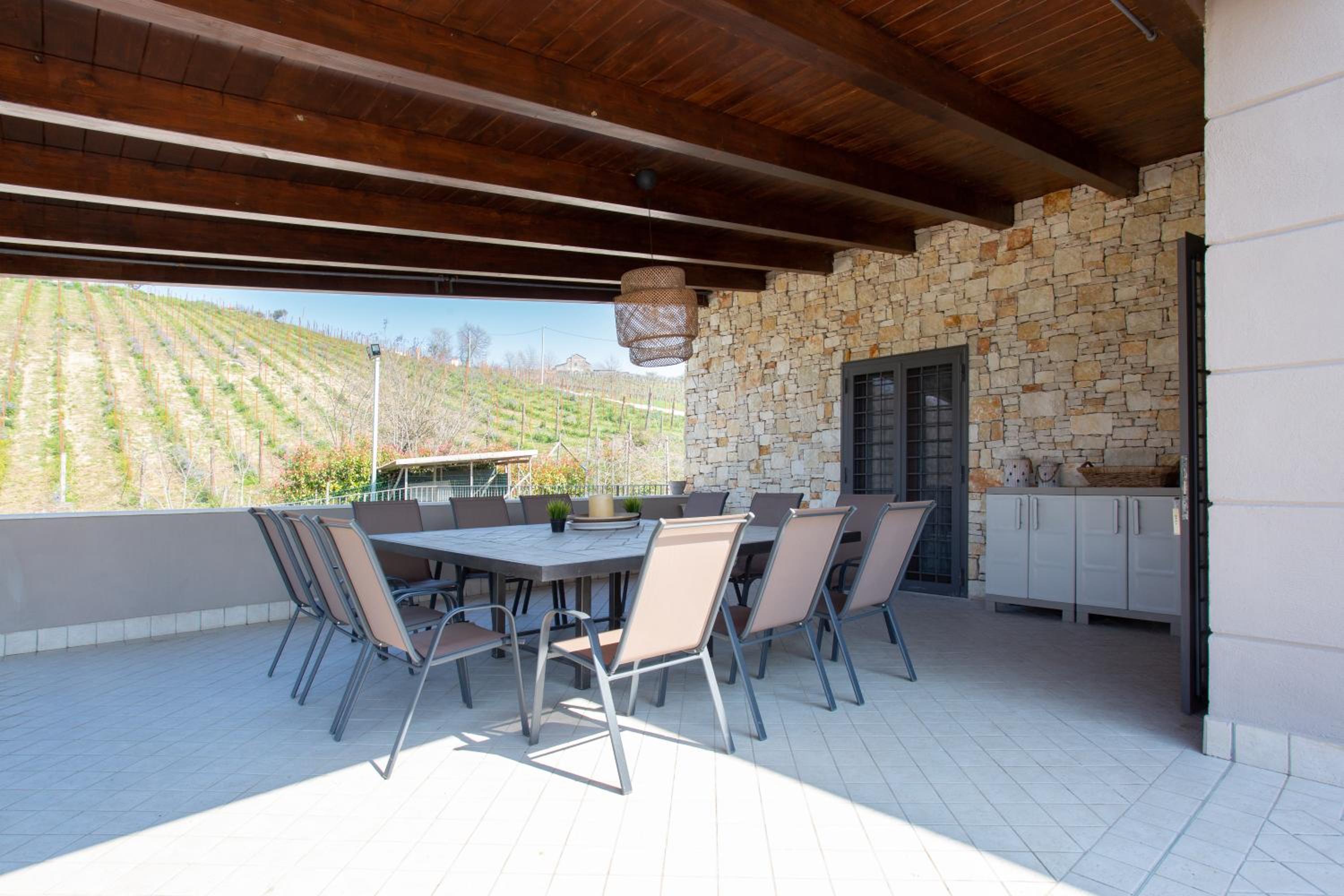 Villa Santoro al Paradiso Verde, Villa intera con Piscina