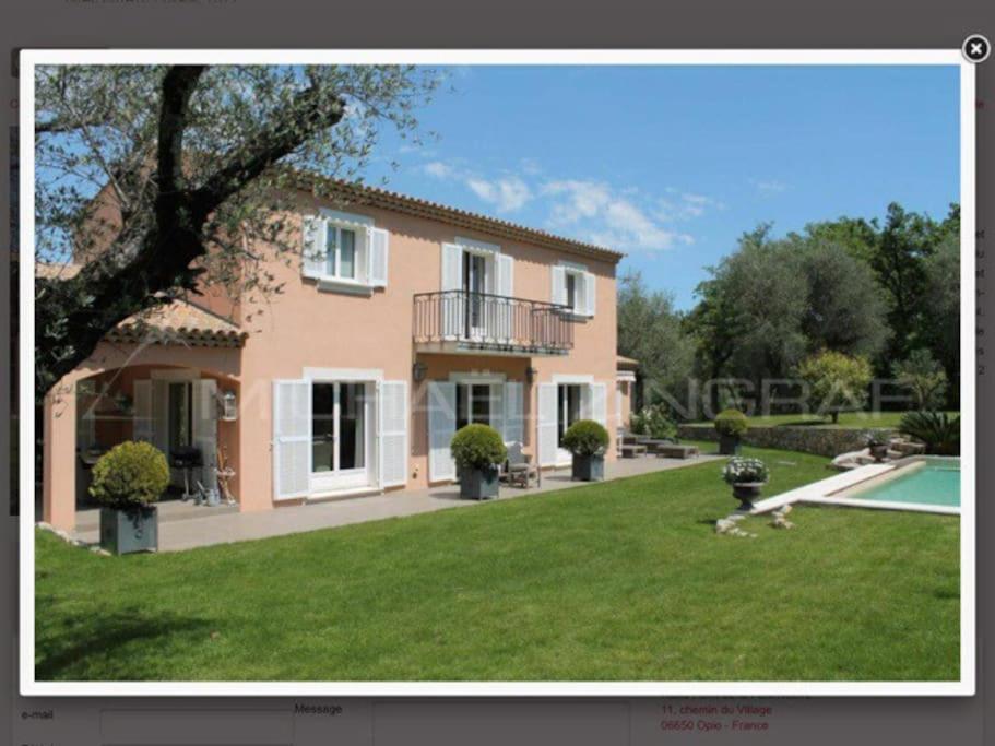Villa Ty Laouen- villa confort avec piscine et jacuzzi- Parc -Opio-Valbonne