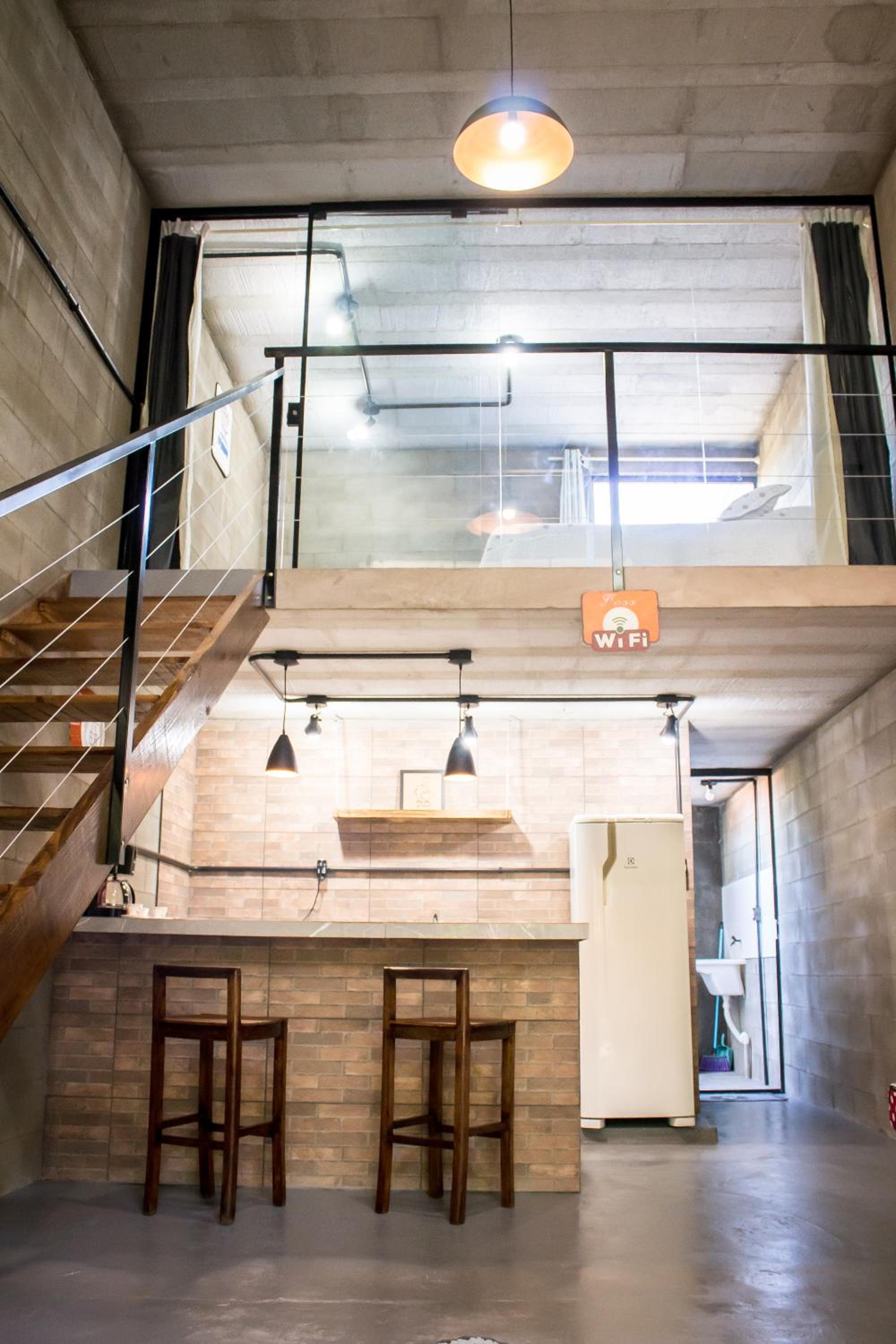 Loft com vista para mata!