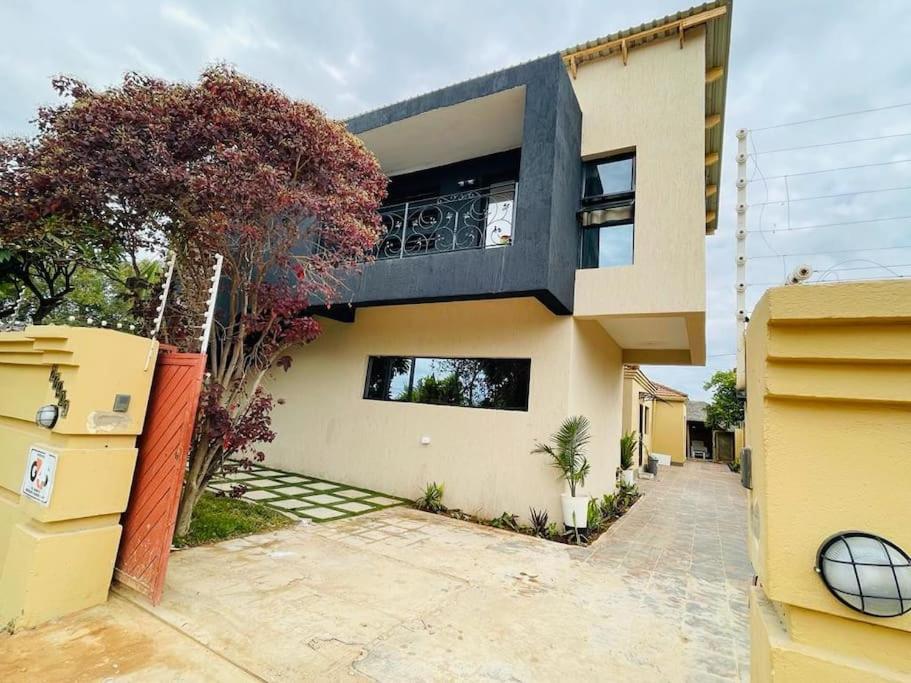 modern, two-story luxury house