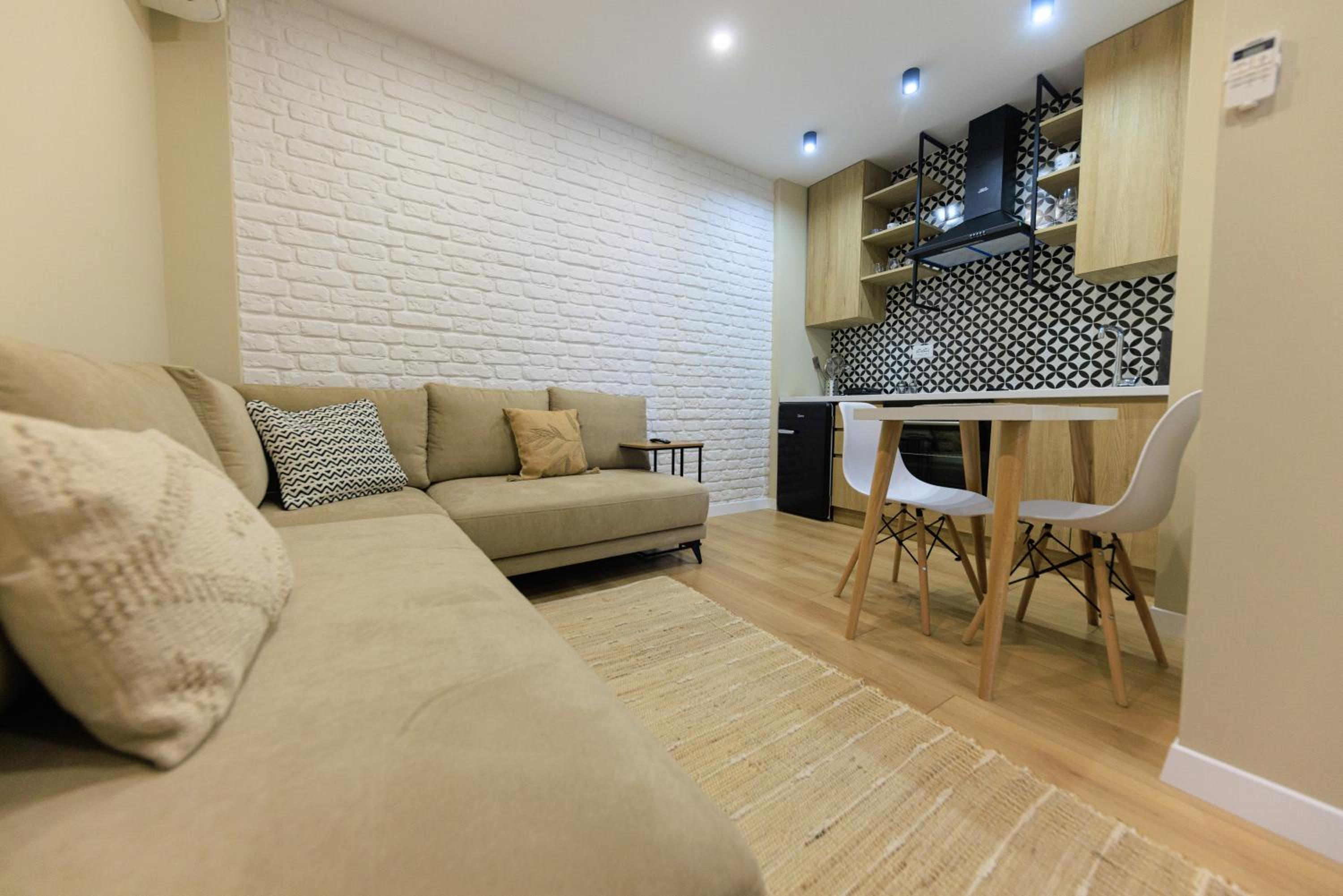 One-bedroom rooftop skyline central hidden gem in Tirana