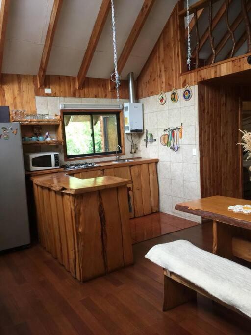 Agradable Cabaña inserta en bosque nativo