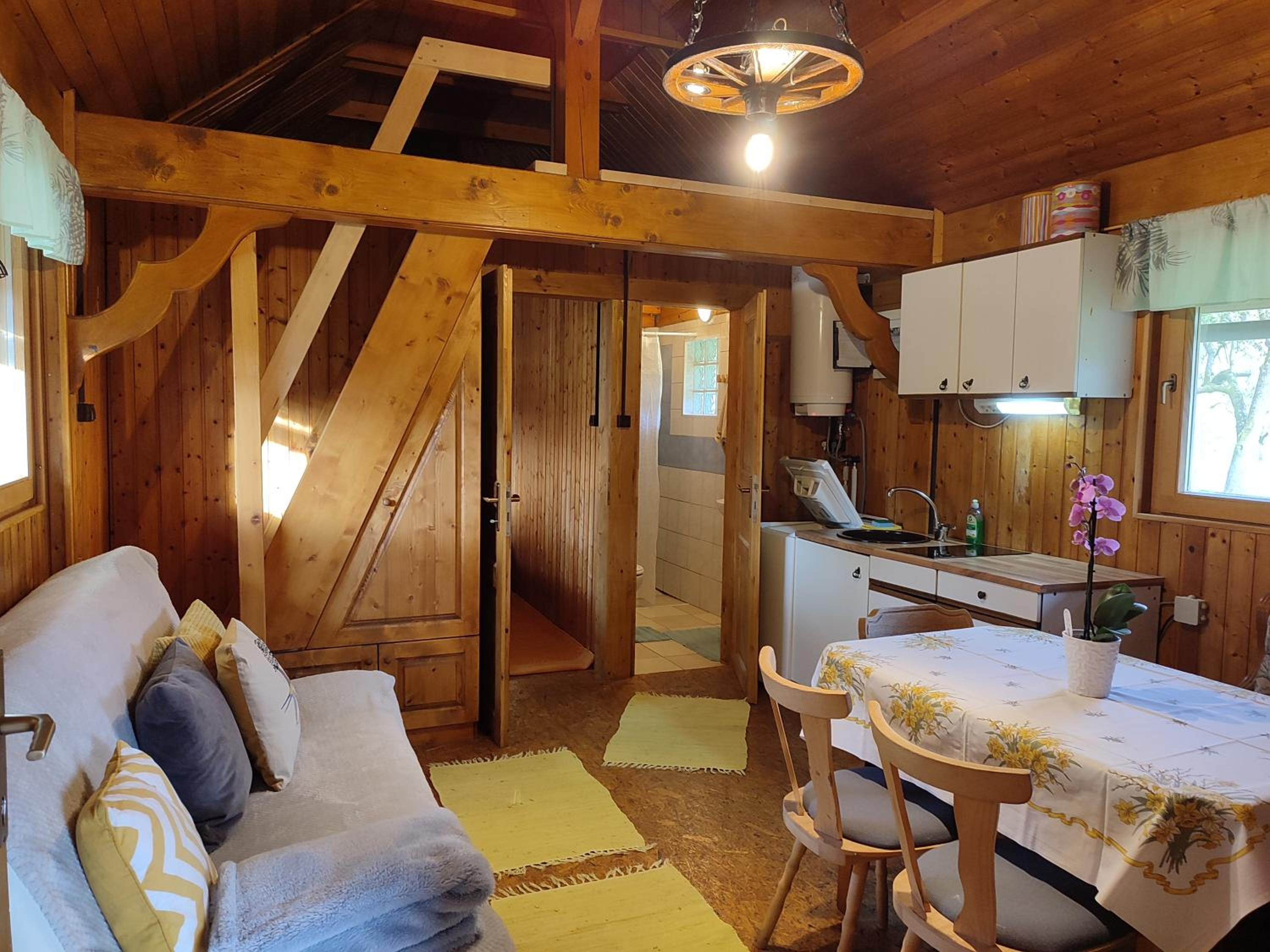 Beehive cabin on a farm view 4