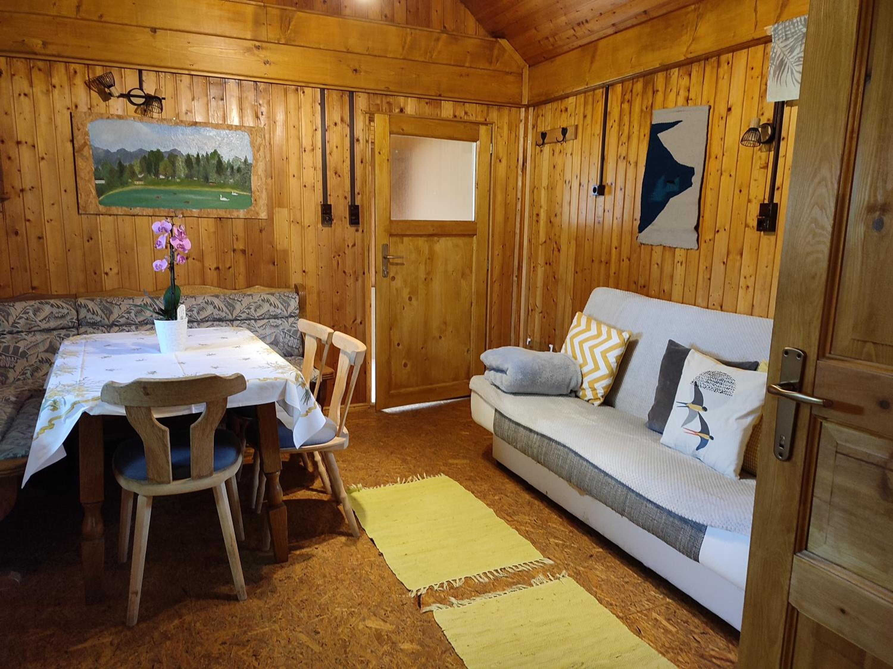 Beehive cabin on a farm view 2