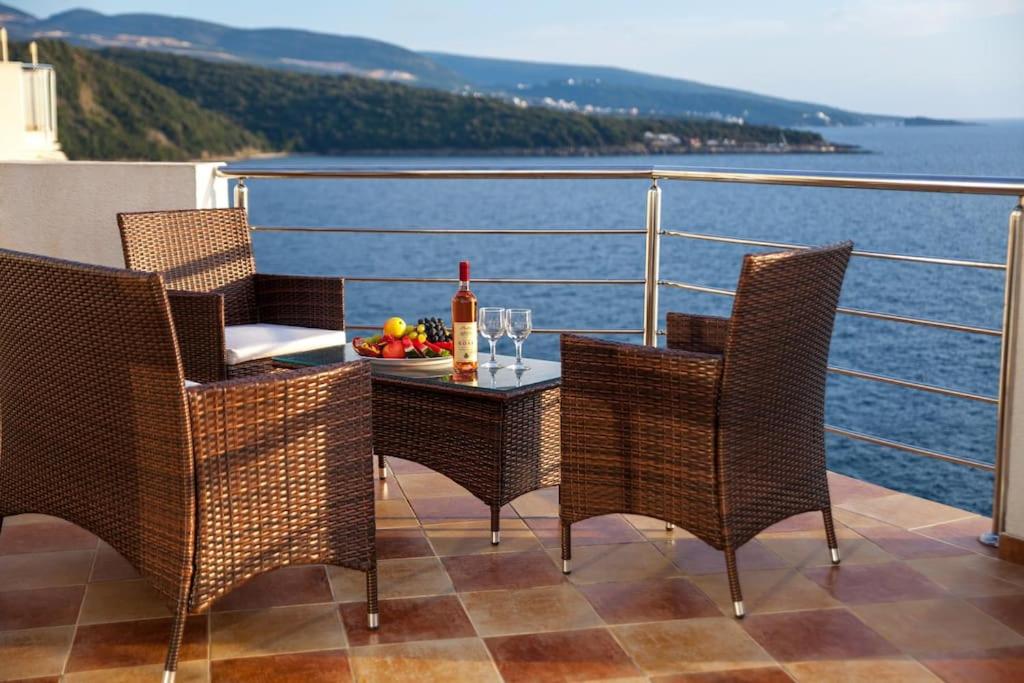 Seafront Villa with Private Pool in Dobra Voda, Montenegro