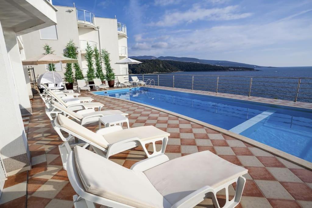 Seafront Villa with Private Pool in Dobra Voda, Montenegro photo 5