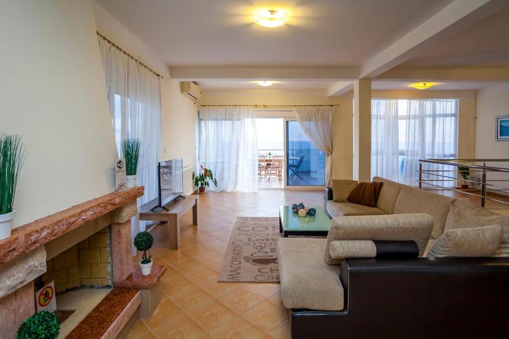 Seafront Villa with Private Pool in Dobra Voda, Montenegro