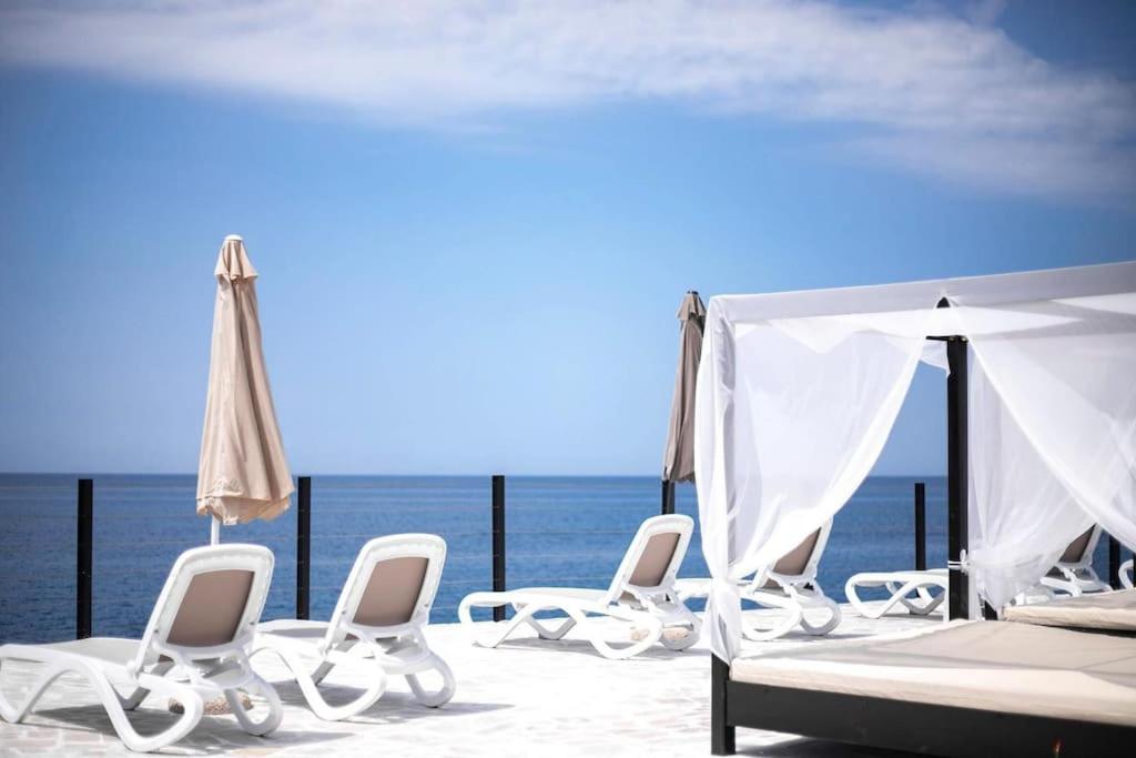 Seafront Villa with Private Pool in Dobra Voda, Montenegro
