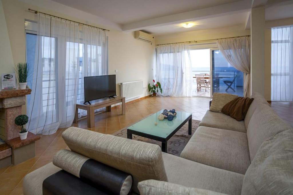 Seafront Villa with Private Pool in Dobra Voda, Montenegro